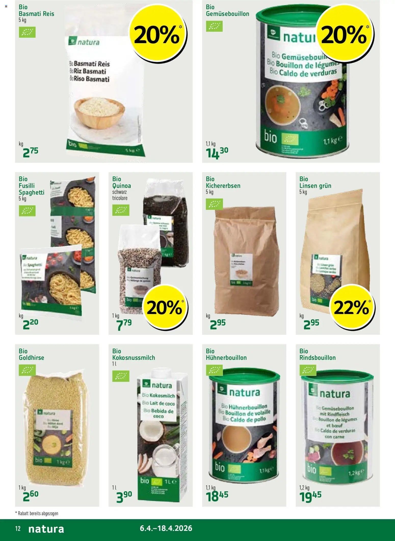 Prodega aktionen Natura (2026-04-06 - 2026-04-18)