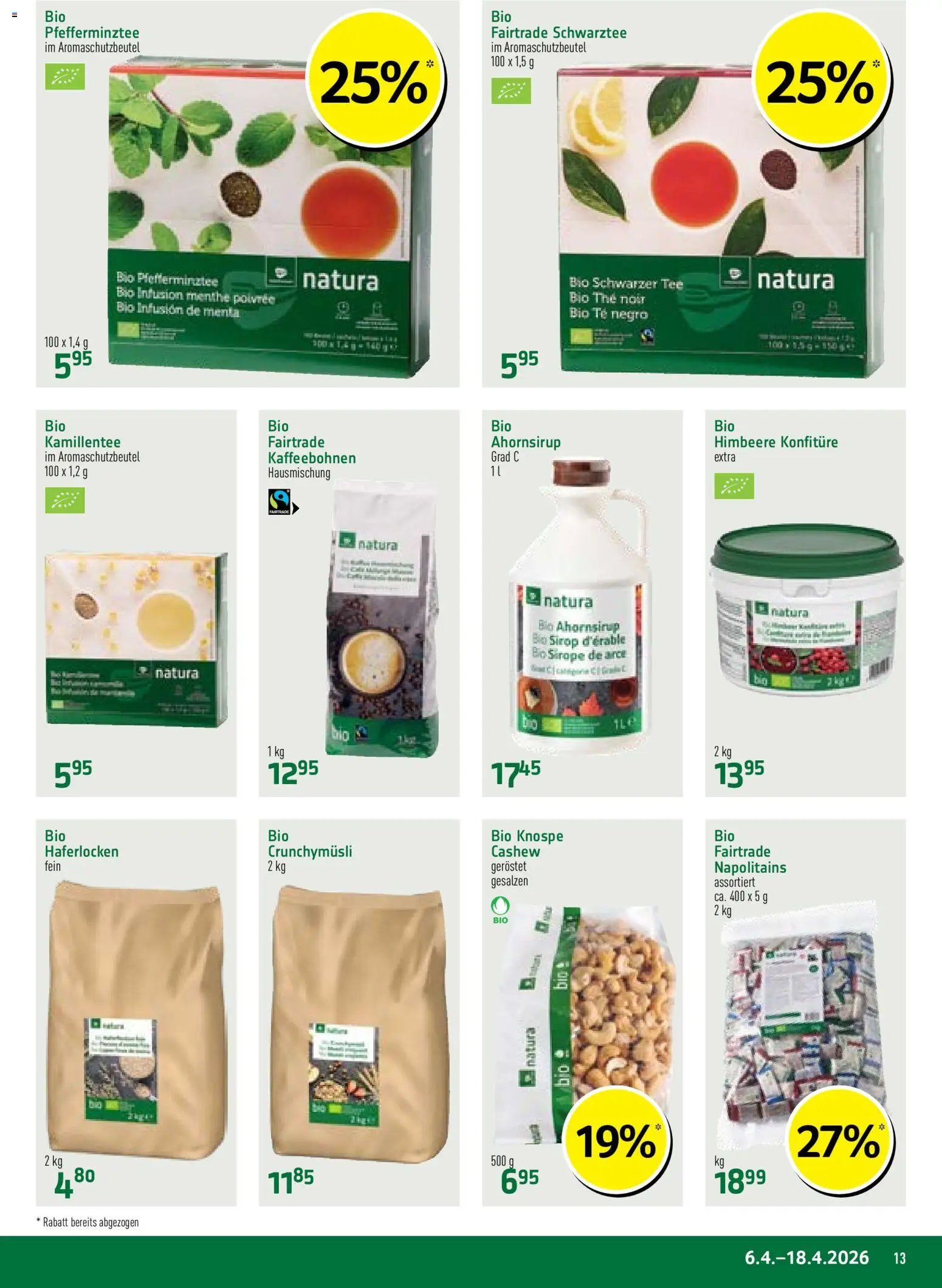 Prodega aktionen Natura (2026-04-06 - 2026-04-18)