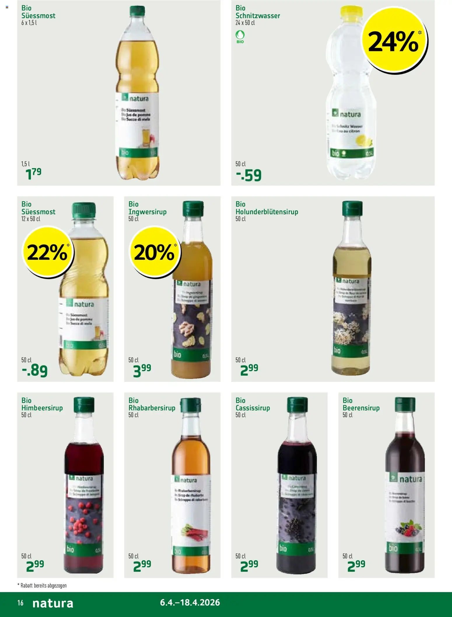 Prodega aktionen Natura (2026-04-06 - 2026-04-18)