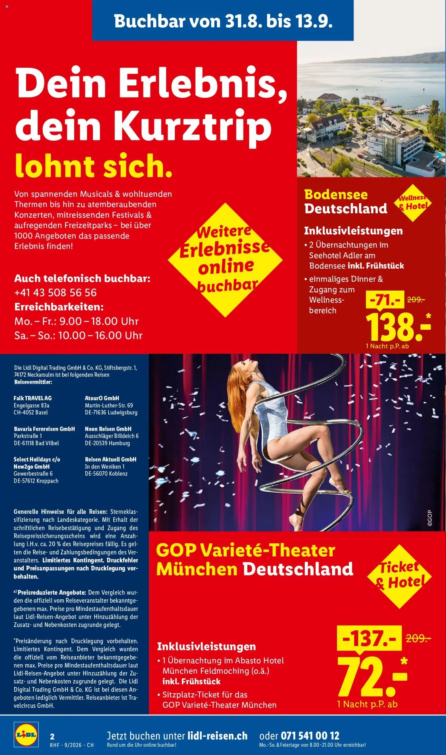 Lidl aktionen Reise-Highlights