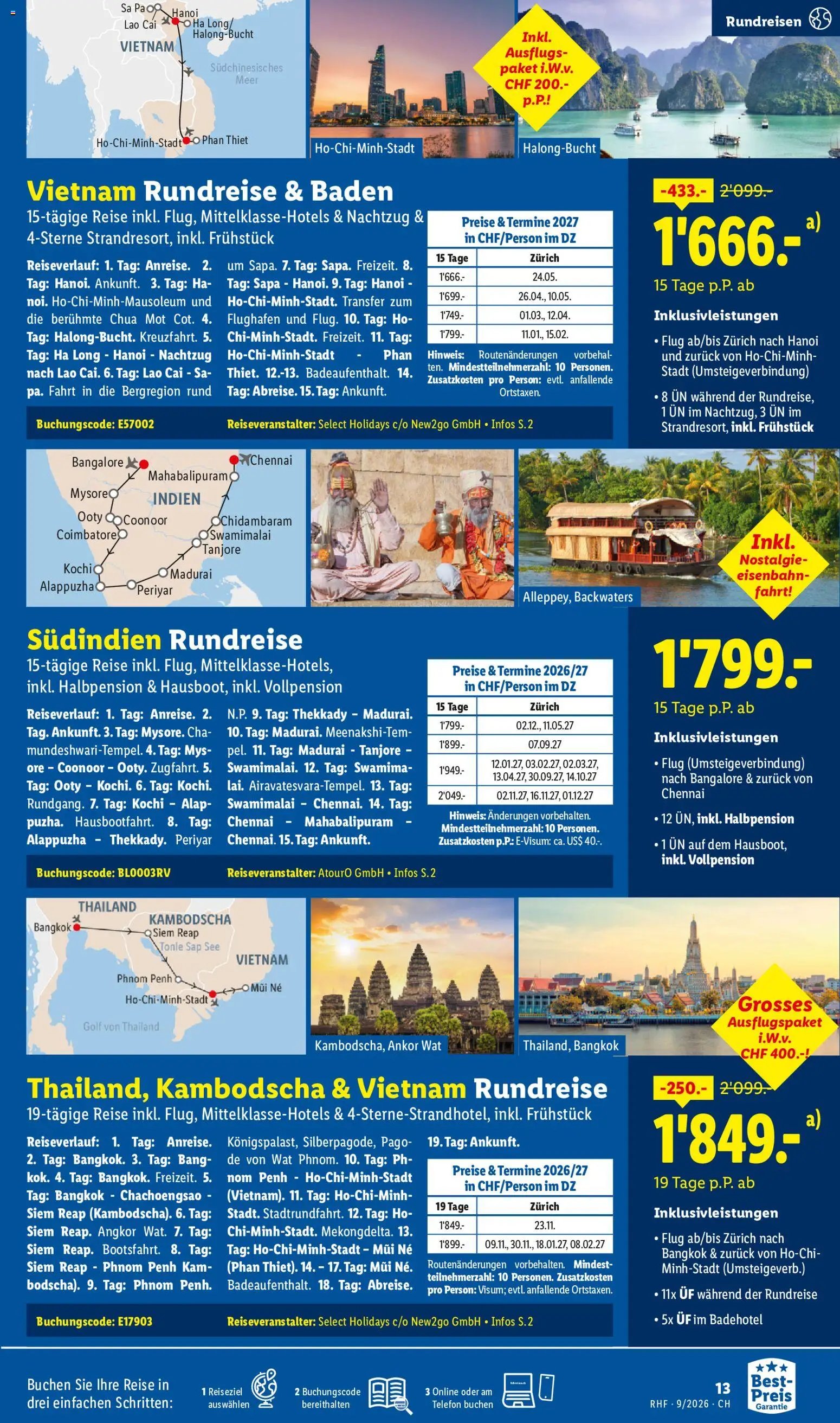 Lidl aktionen Reise-Highlights