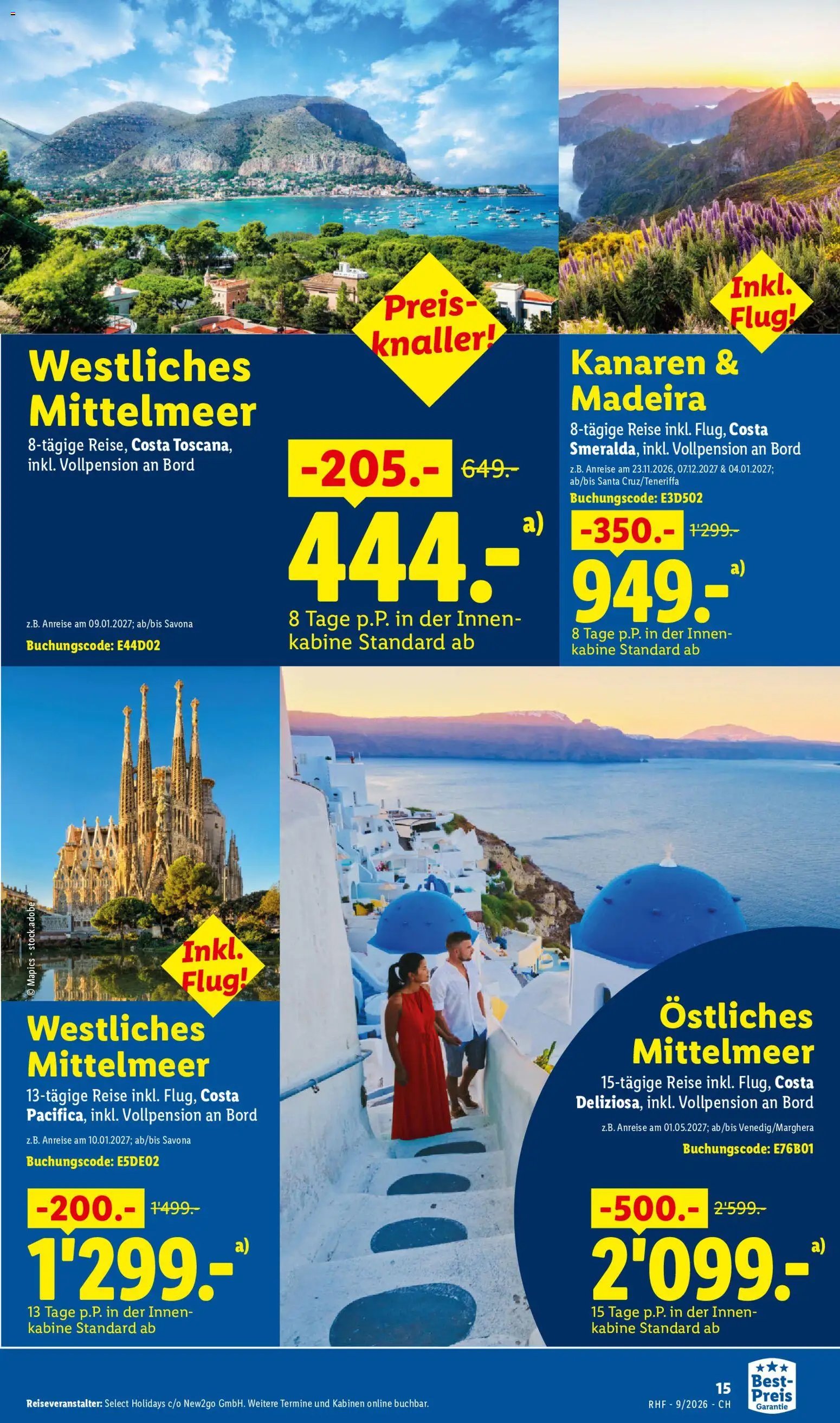 Lidl aktionen Reise-Highlights