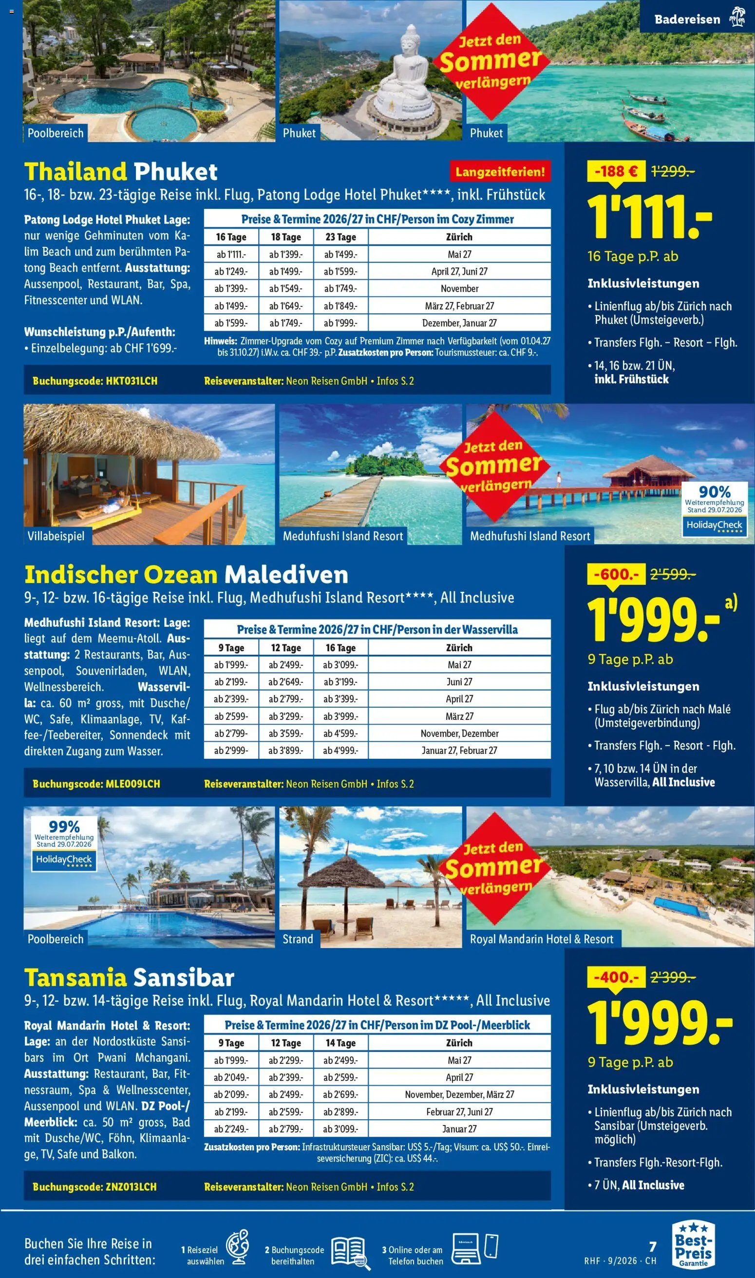 Lidl aktionen Reise-Highlights