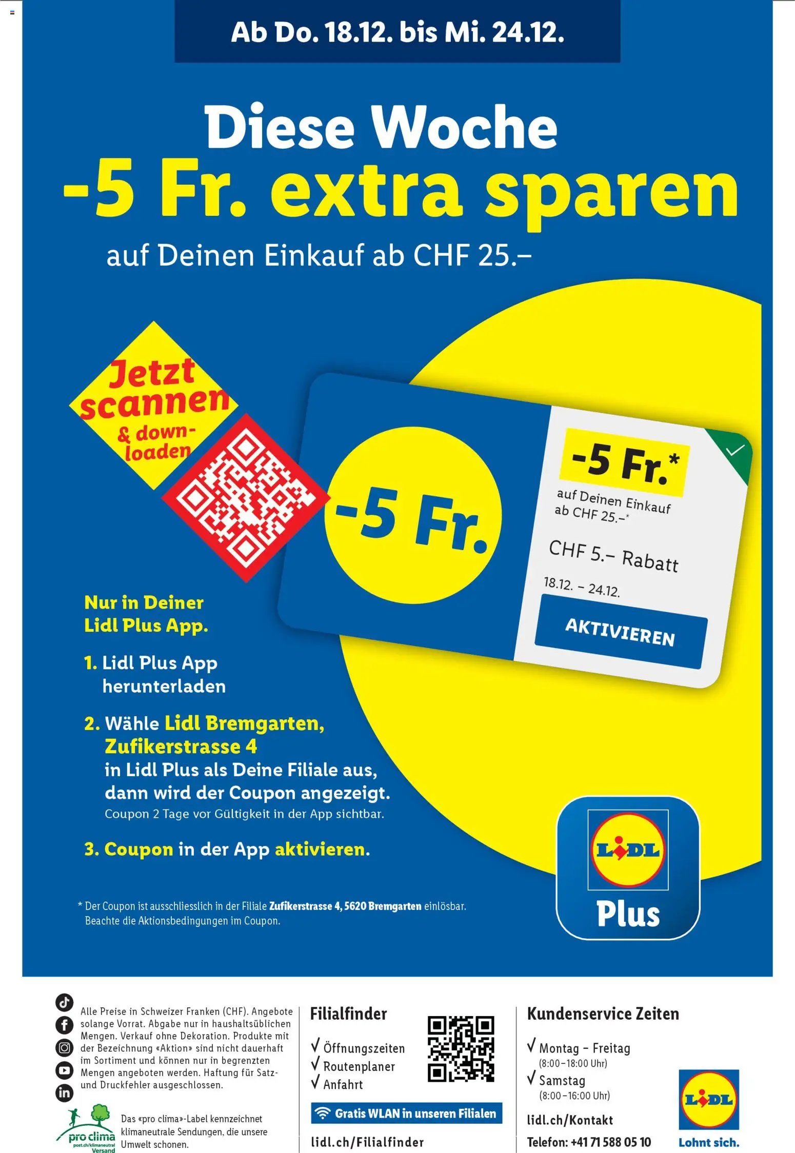 Lidl Aktionen Neueröffnung Bremgarten (2025-12-18 - 2025-12-24) | 4