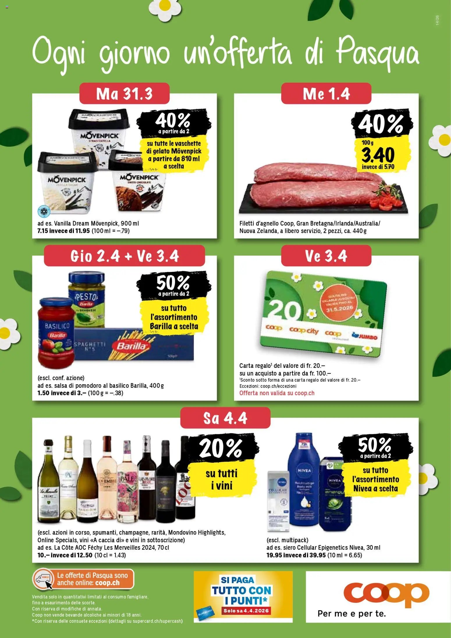 Coop aktionen IT (2026-03-31 - 2026-04-08)