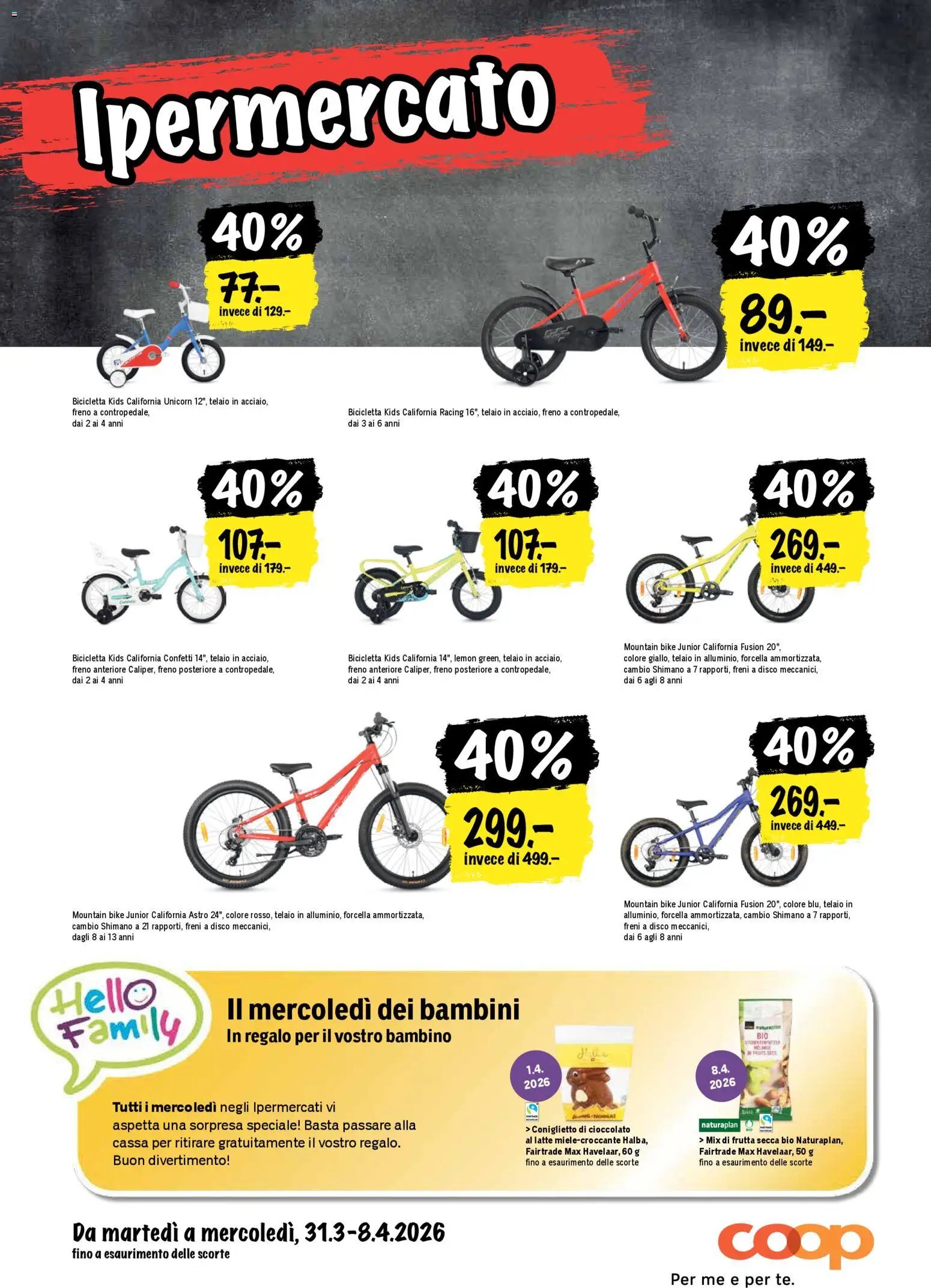 Coop aktionen IT (2026-03-31 - 2026-04-08)