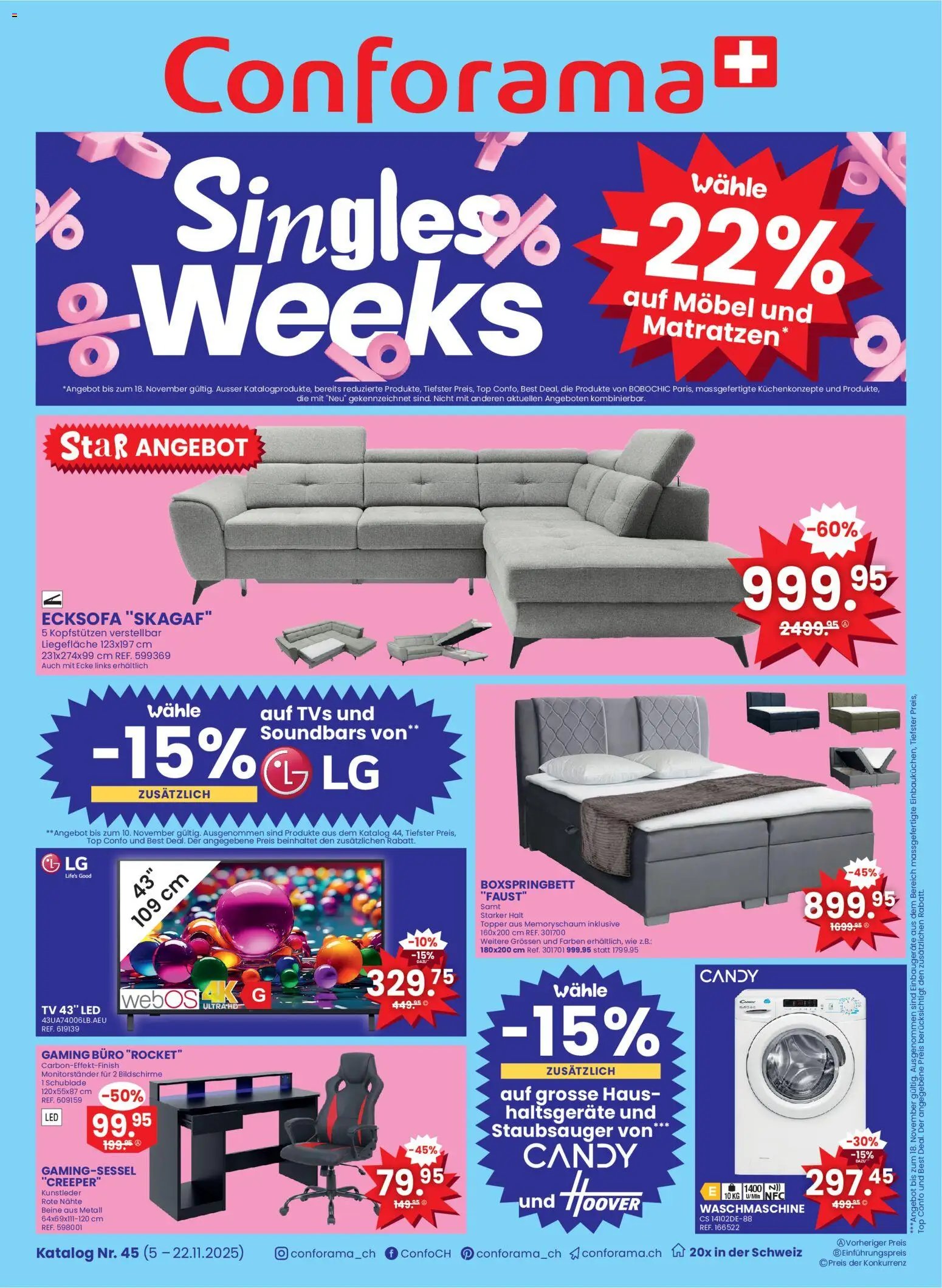 Conforama Aktionen Singles (2025-11-05 - 2025-11-22) | 1
