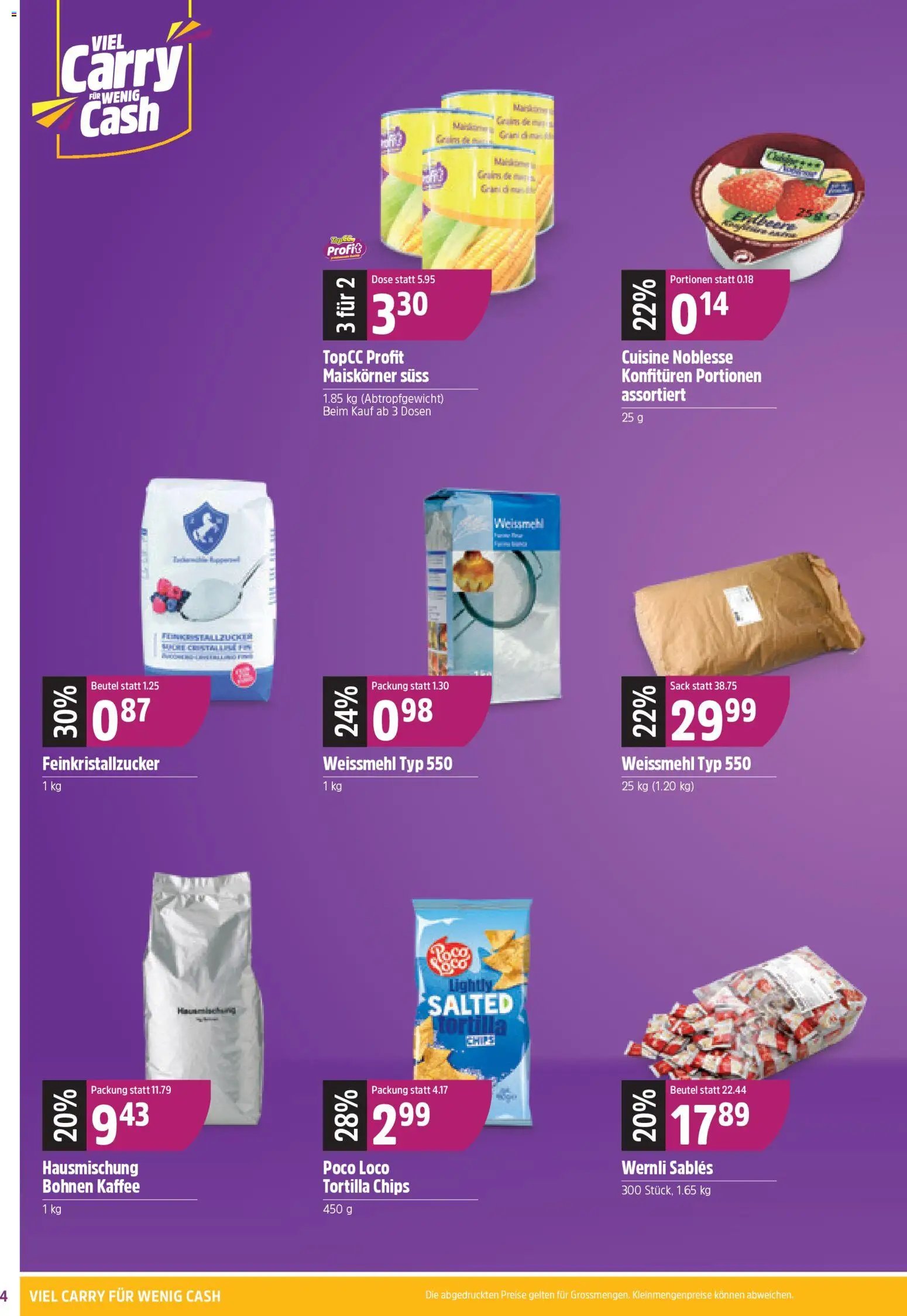 TopCC Aktionen Viel Carry (2025-10-27 - 2025-11-08) | 4