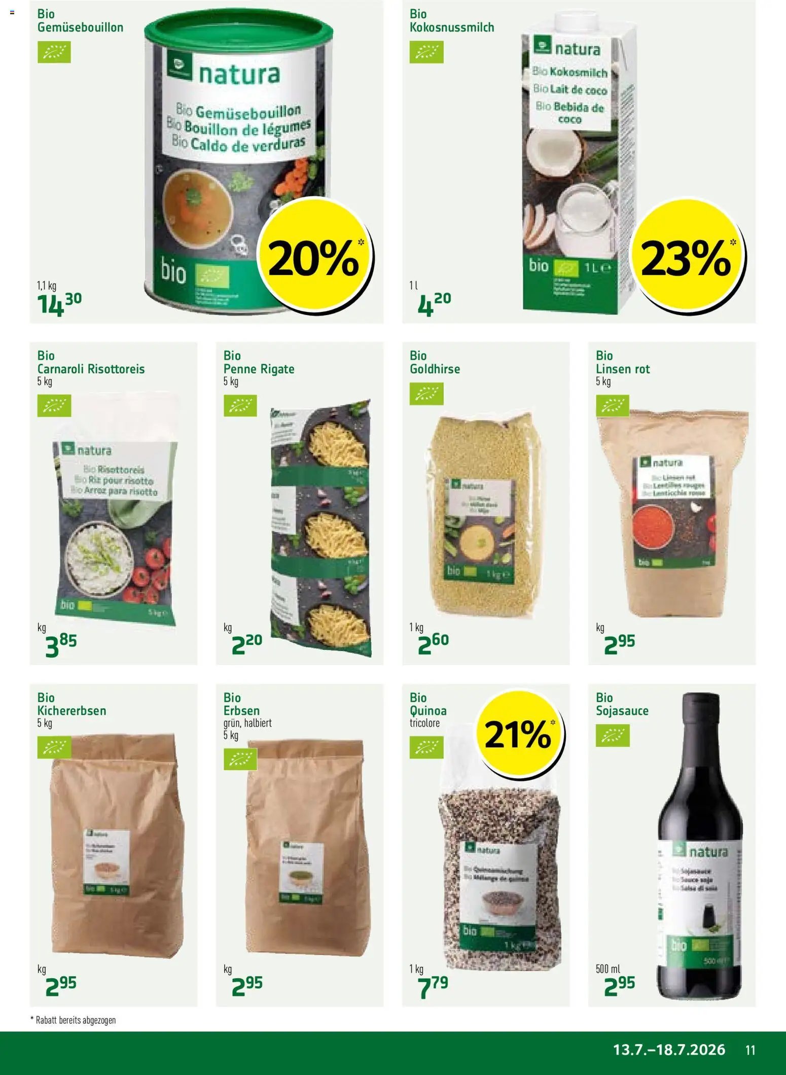 Prodega aktionen Natura