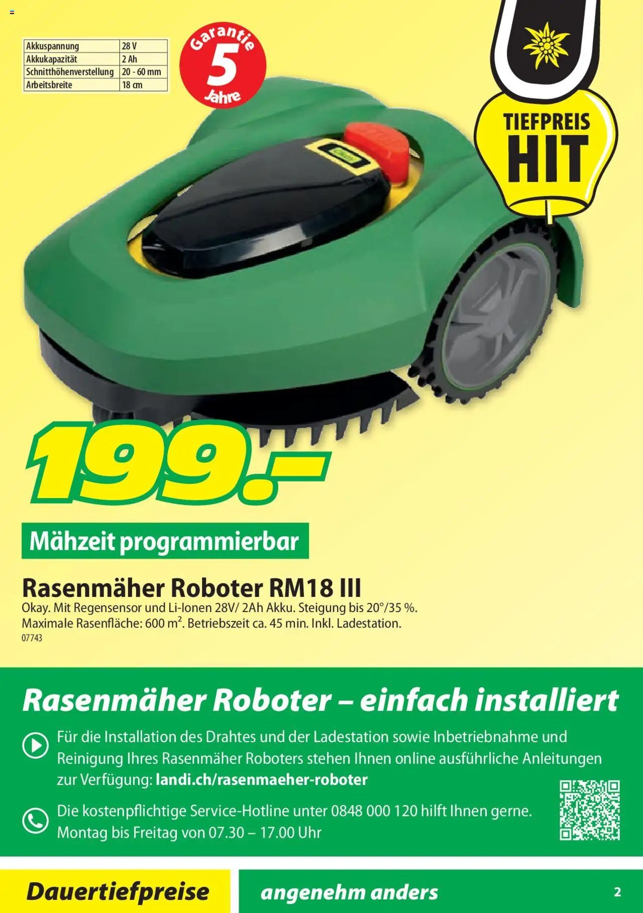 Landi Aktionen Gartengeräte (2025-01-22 - 2025-12-31) | 2