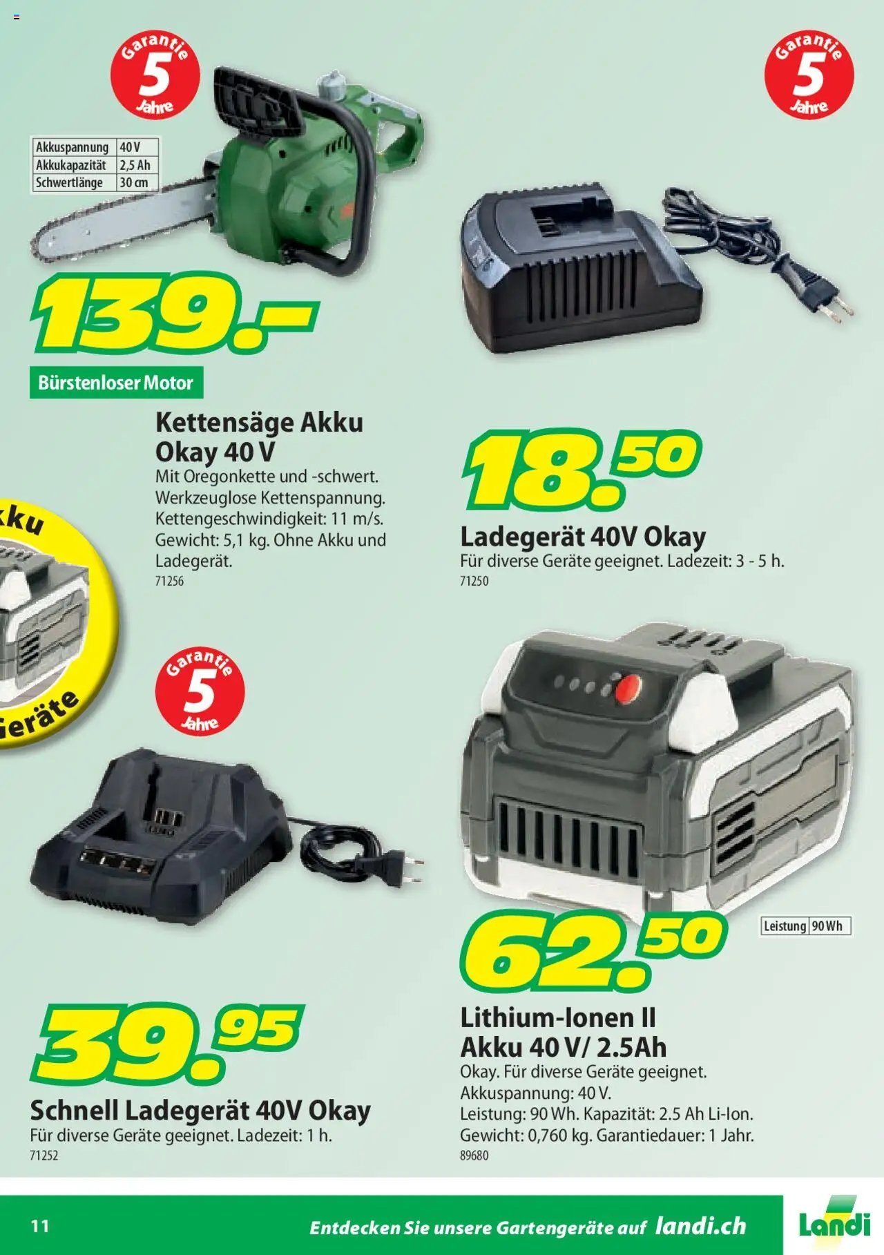 Landi Aktionen Gartengeräte (2025-01-22 - 2025-12-31) | 11