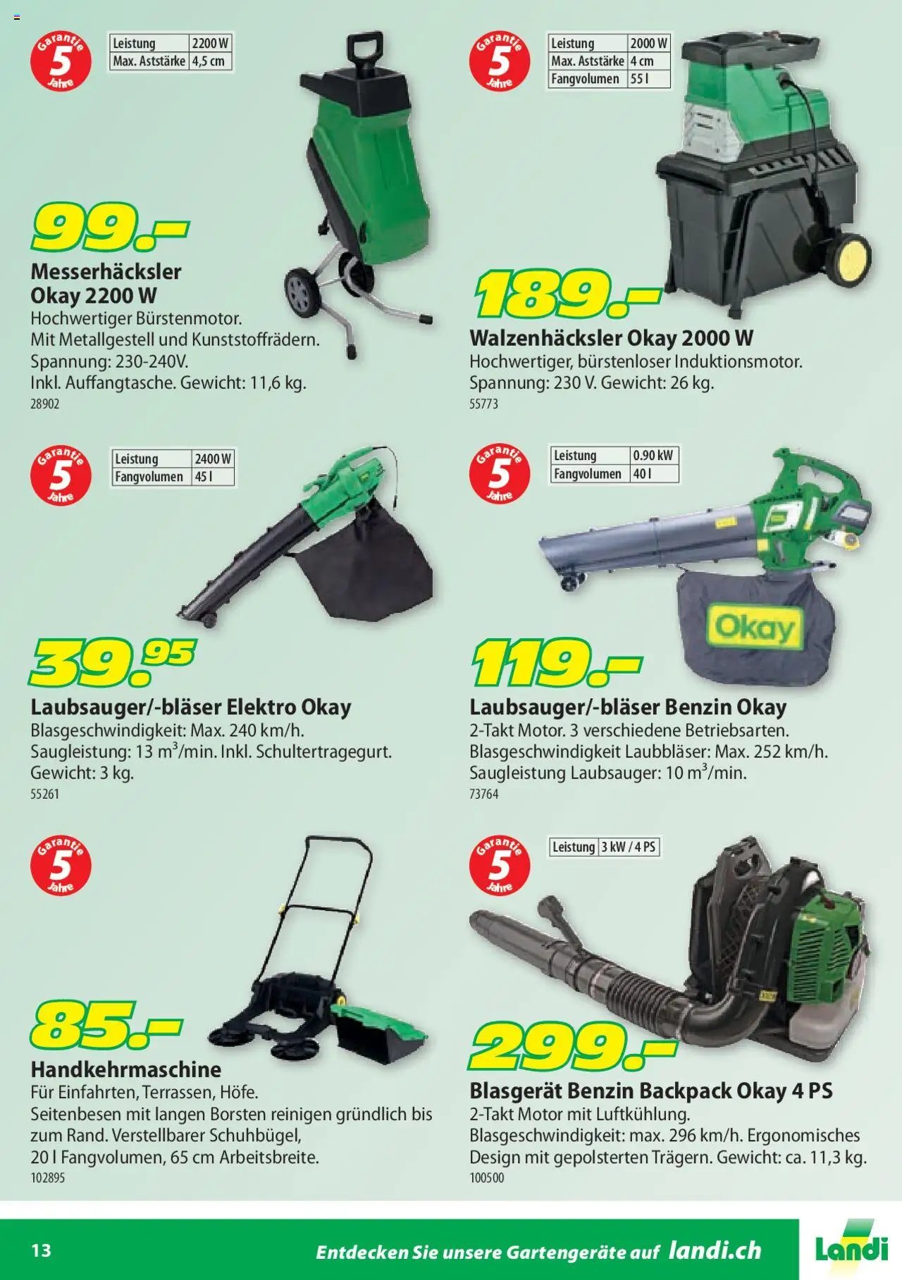 Landi Aktionen Gartengeräte (2025-01-22 - 2025-12-31) | 13