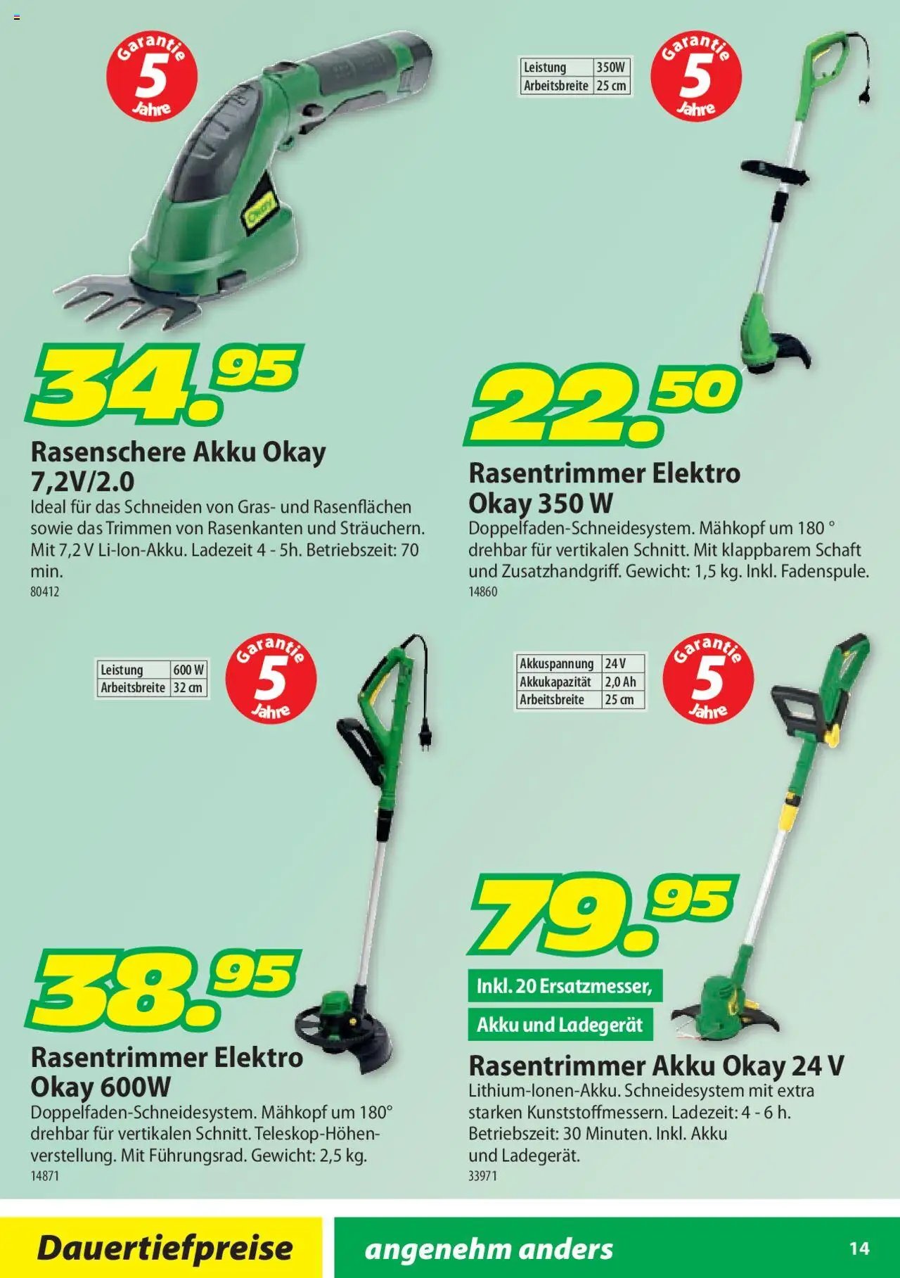 Landi Aktionen Gartengeräte (2025-01-22 - 2025-12-31) | 14