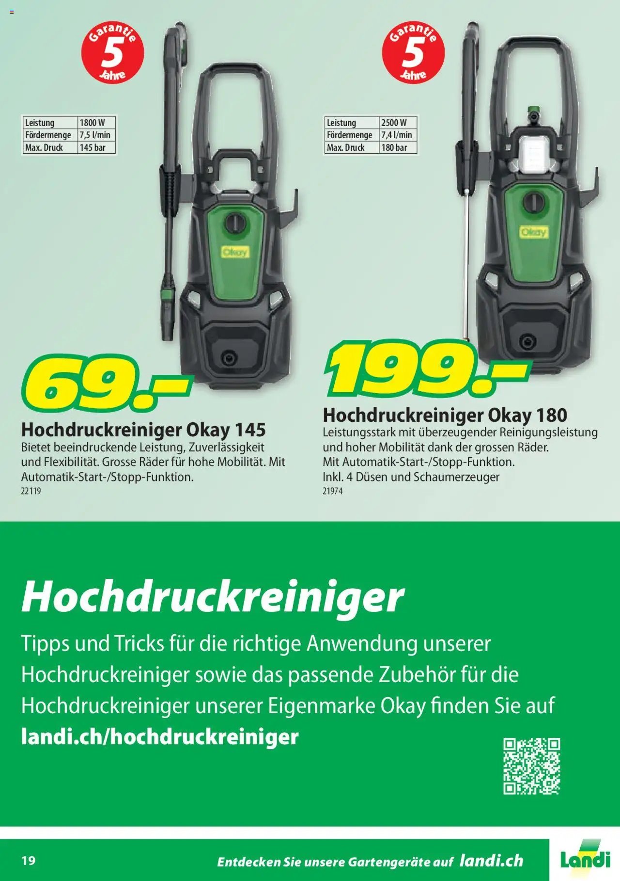 Landi Aktionen Gartengeräte (2025-01-22 - 2025-12-31) | 19