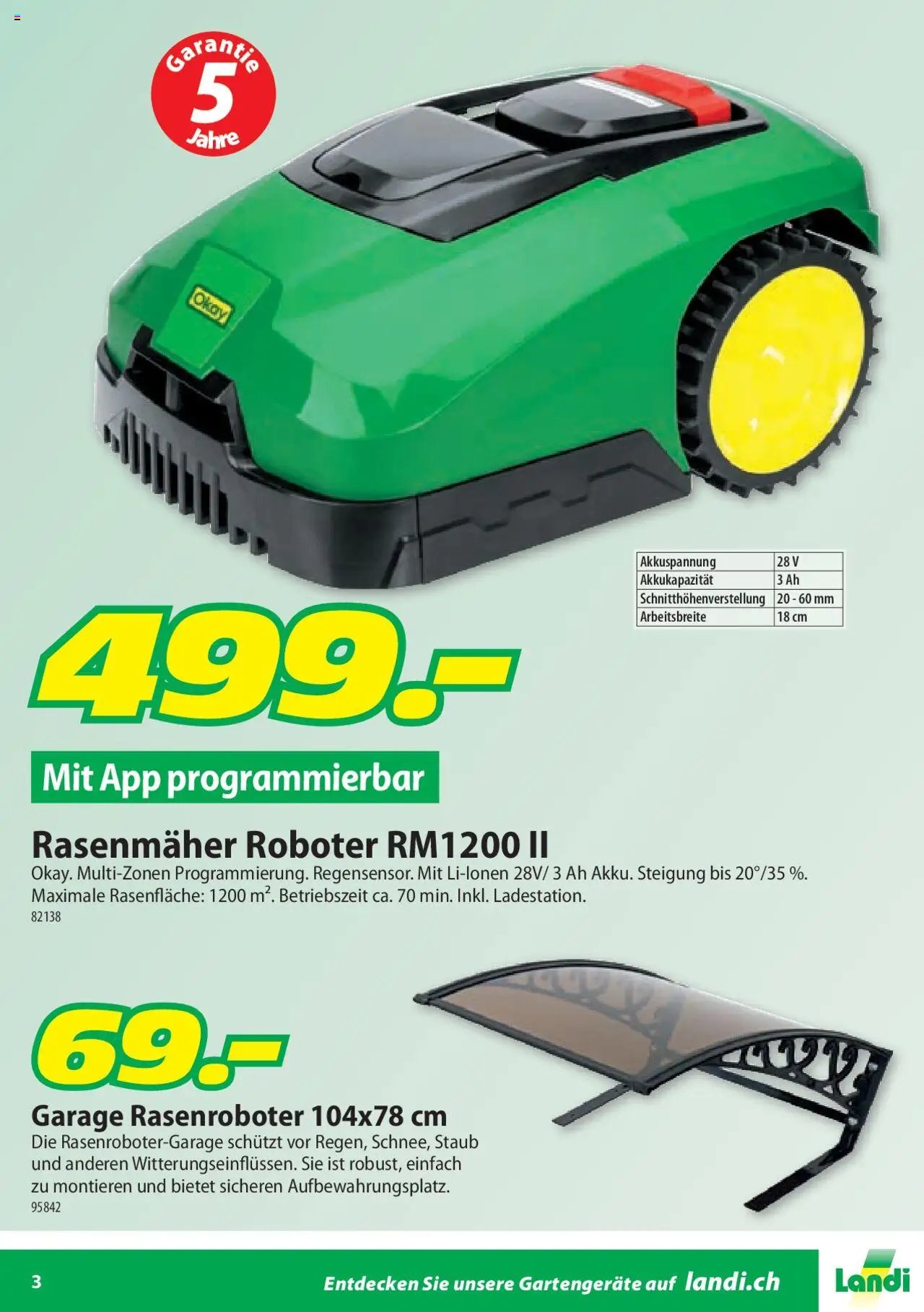 Landi Aktionen Gartengeräte (2025-01-22 - 2025-12-31) | 3