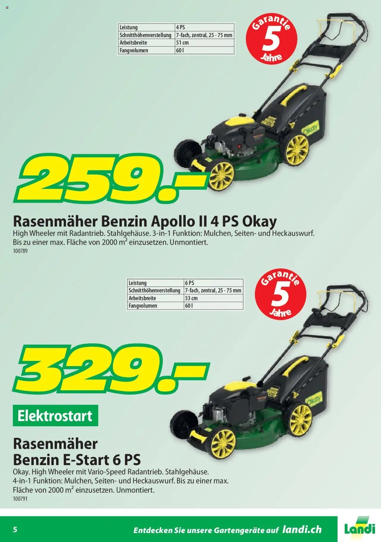 Landi Aktionen Gartengeräte (2025-01-22 - 2025-12-31) | 5