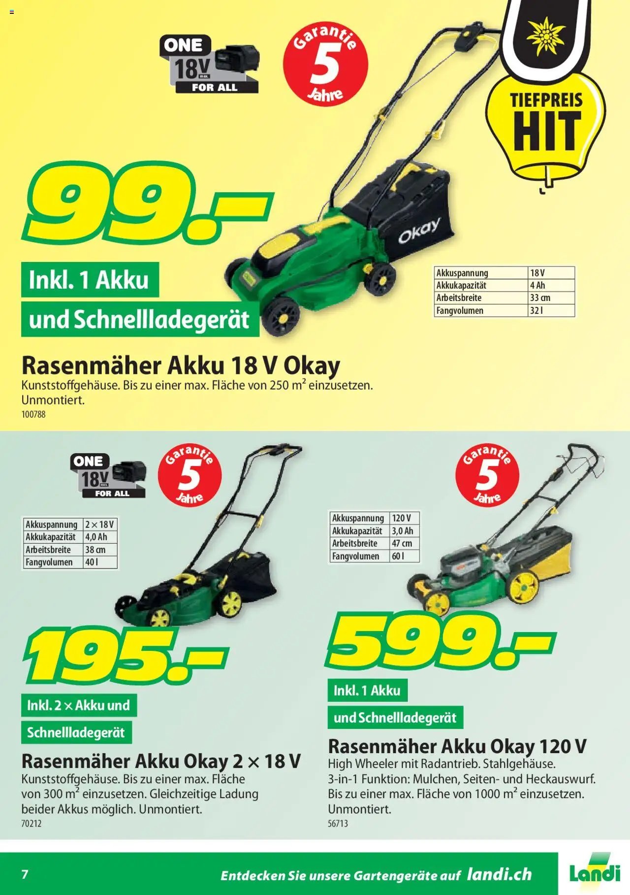 Landi Aktionen Gartengeräte (2025-01-22 - 2025-12-31) | 7