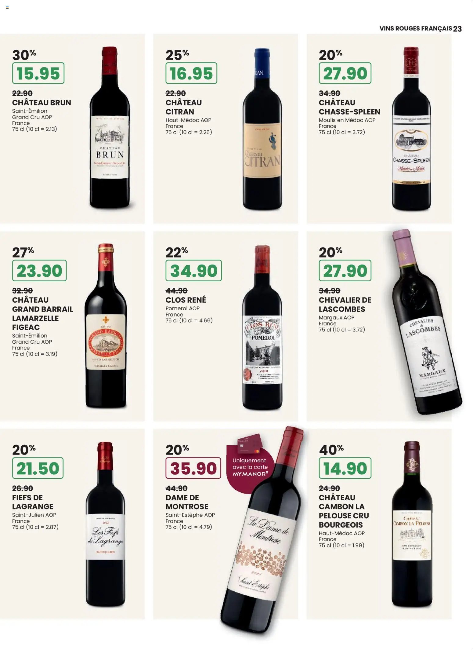 Manor aktionen Wine FR (2026-04-12 - 2026-05-10) | 23