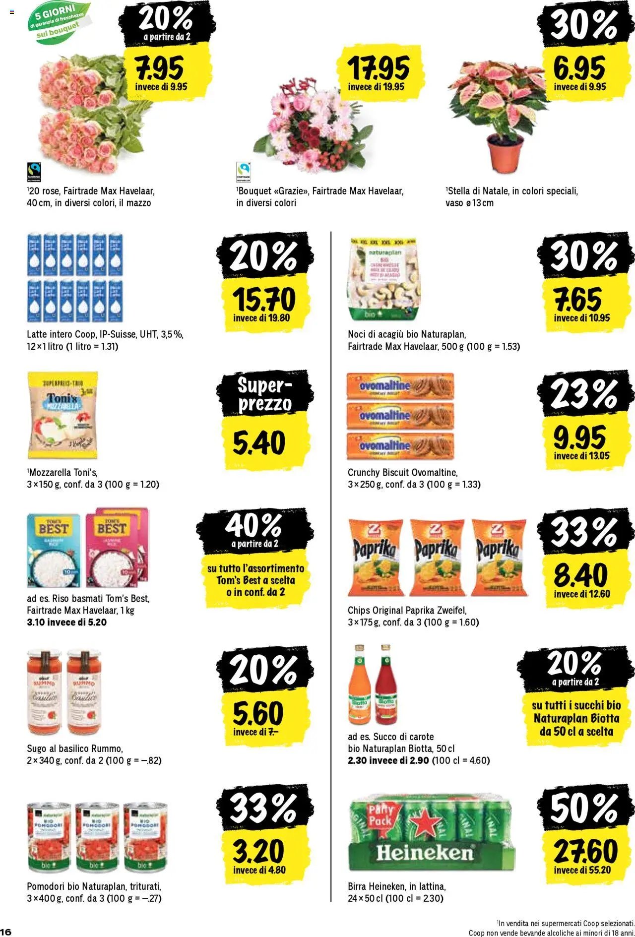 Coop - Una settimana di azioni (2025-10-16 - 2025-10-22)