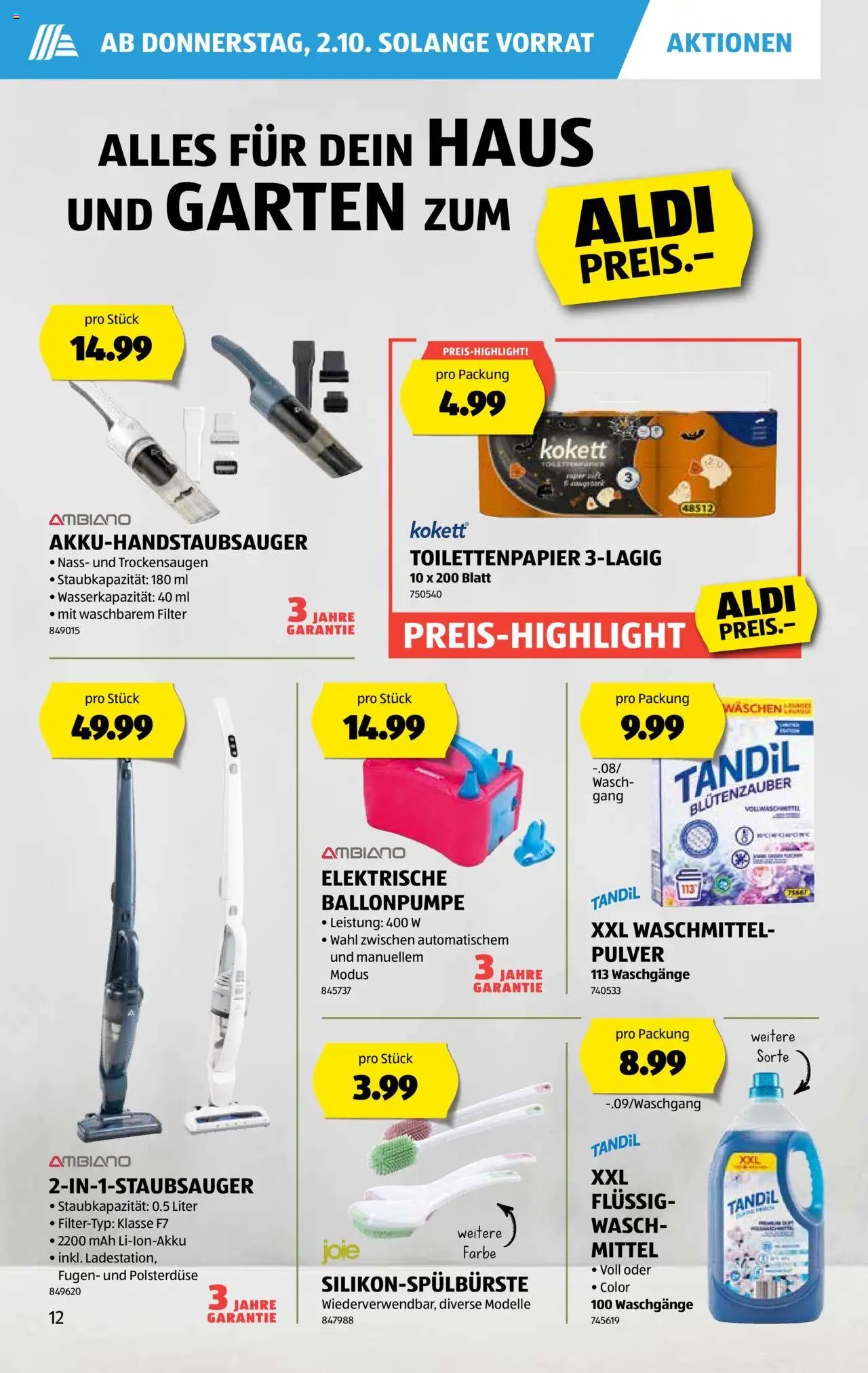 Aldi Aktionen (2025-10-02 - 2025-10-08)