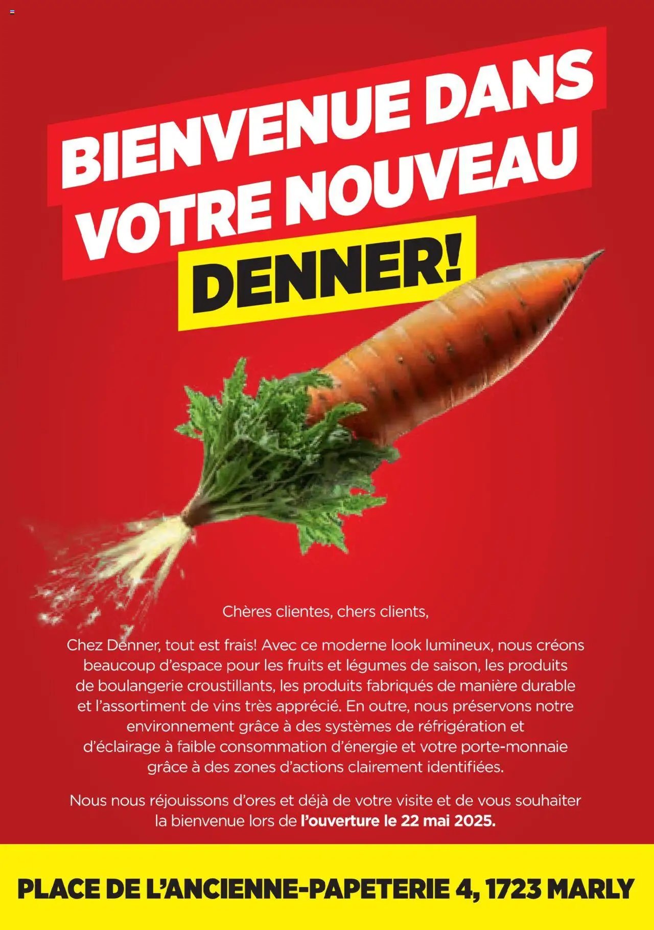 Denner Aktionen Marly Neueroeffnung (2025-05-12 - 2025-12-31) | 1