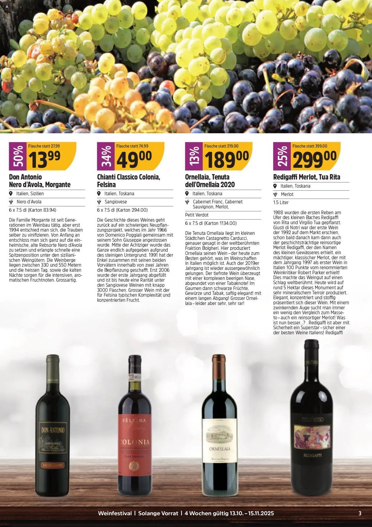 TopCC Aktionen Weinfestival (2025-10-13 - 2025-11-15) | 3