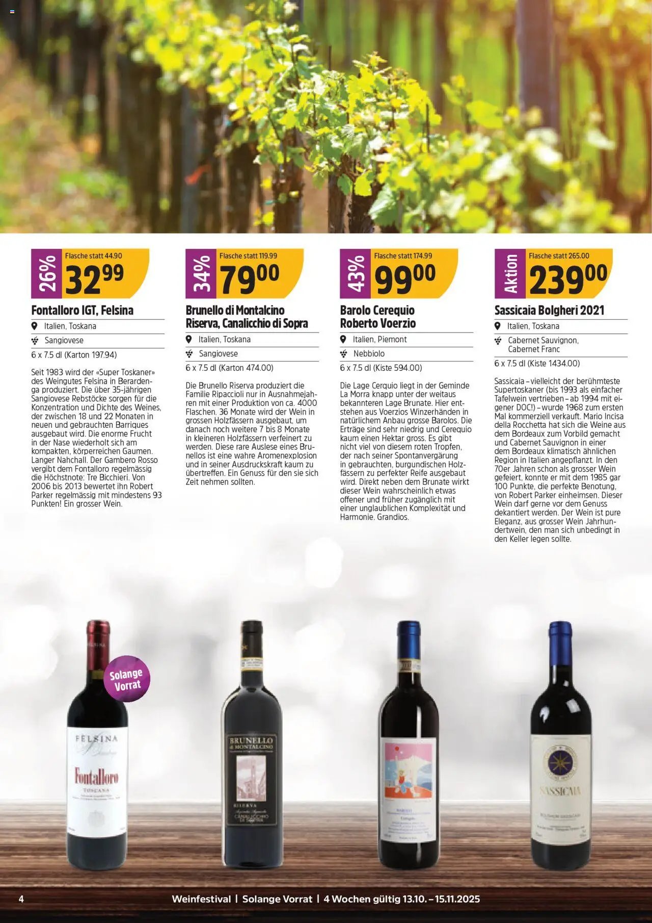 TopCC Aktionen Weinfestival (2025-10-13 - 2025-11-15) | 4