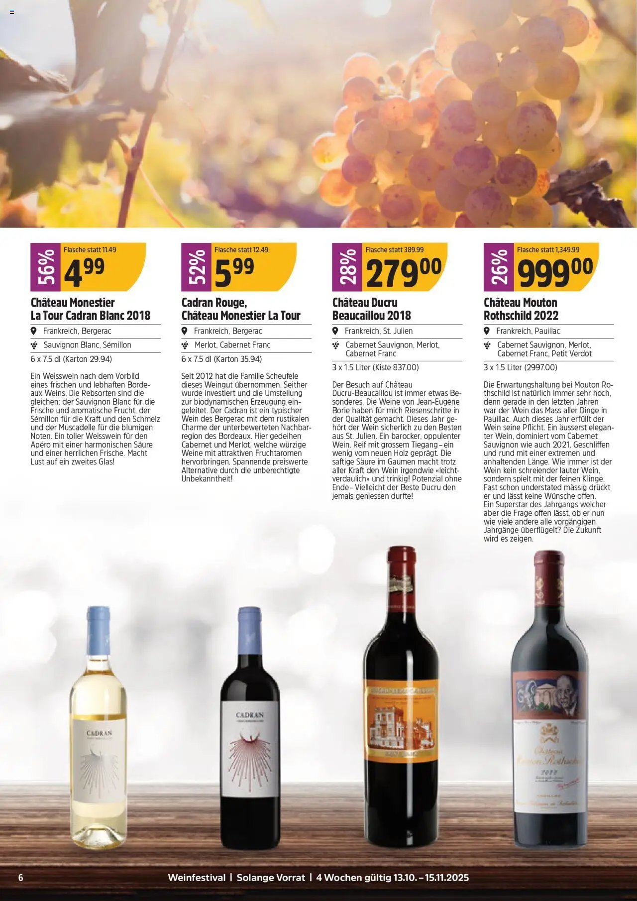 TopCC Aktionen Weinfestival (2025-10-13 - 2025-11-15) | 6