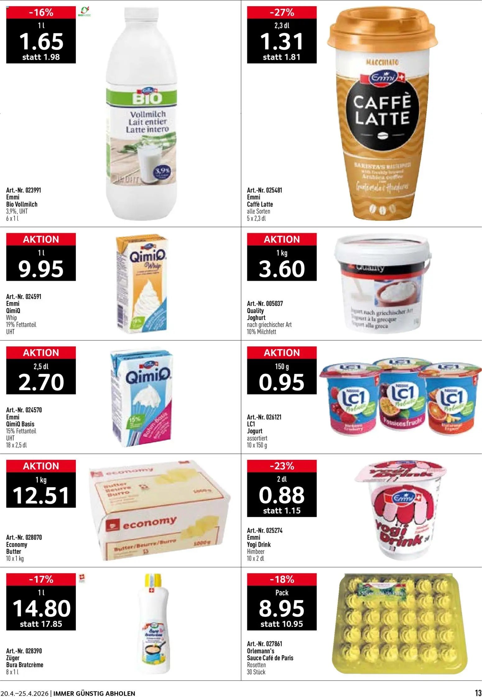 Prodega aktionen (2026-04-20 - 2026-04-25)