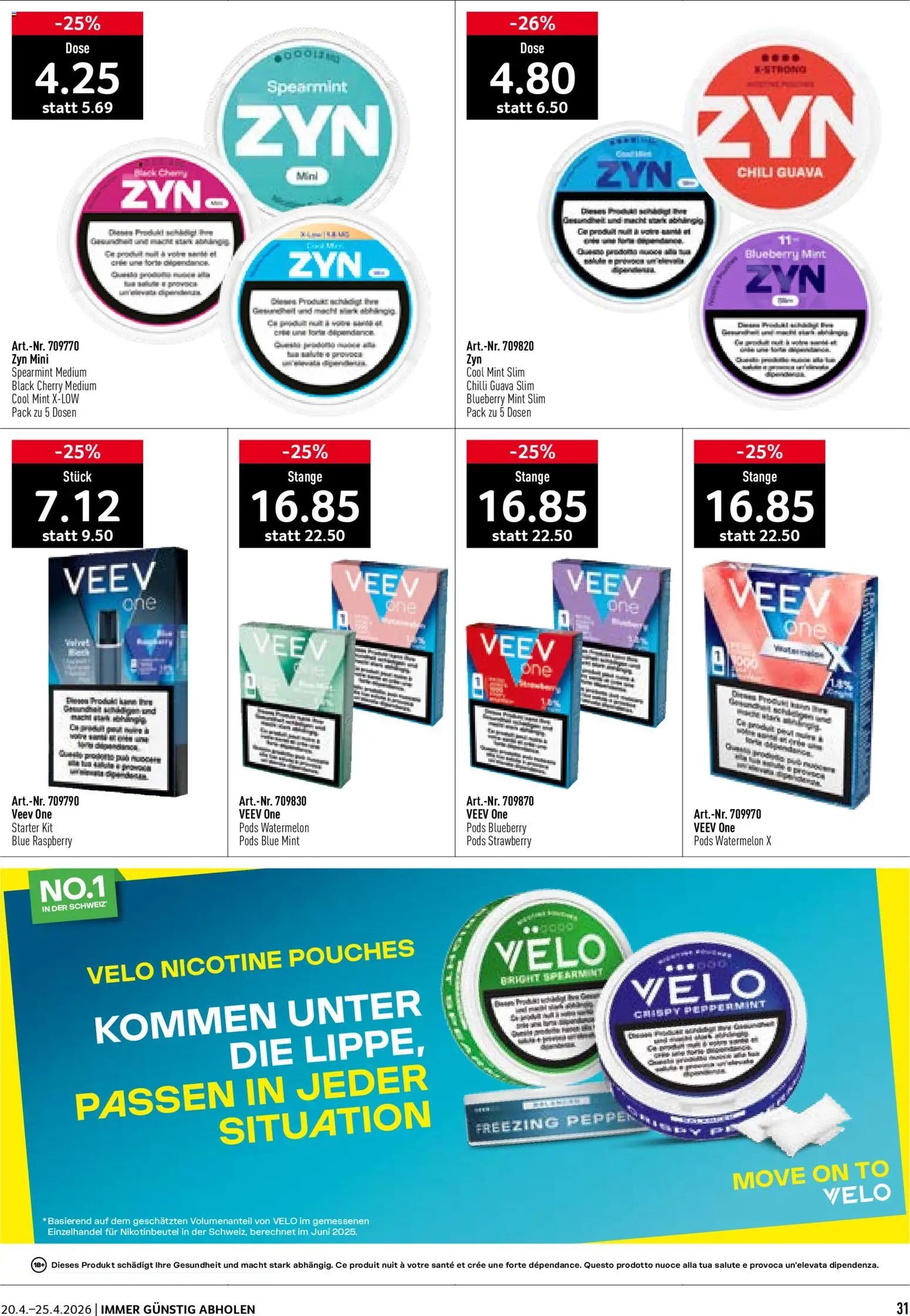 Prodega aktionen (2026-04-20 - 2026-04-25)