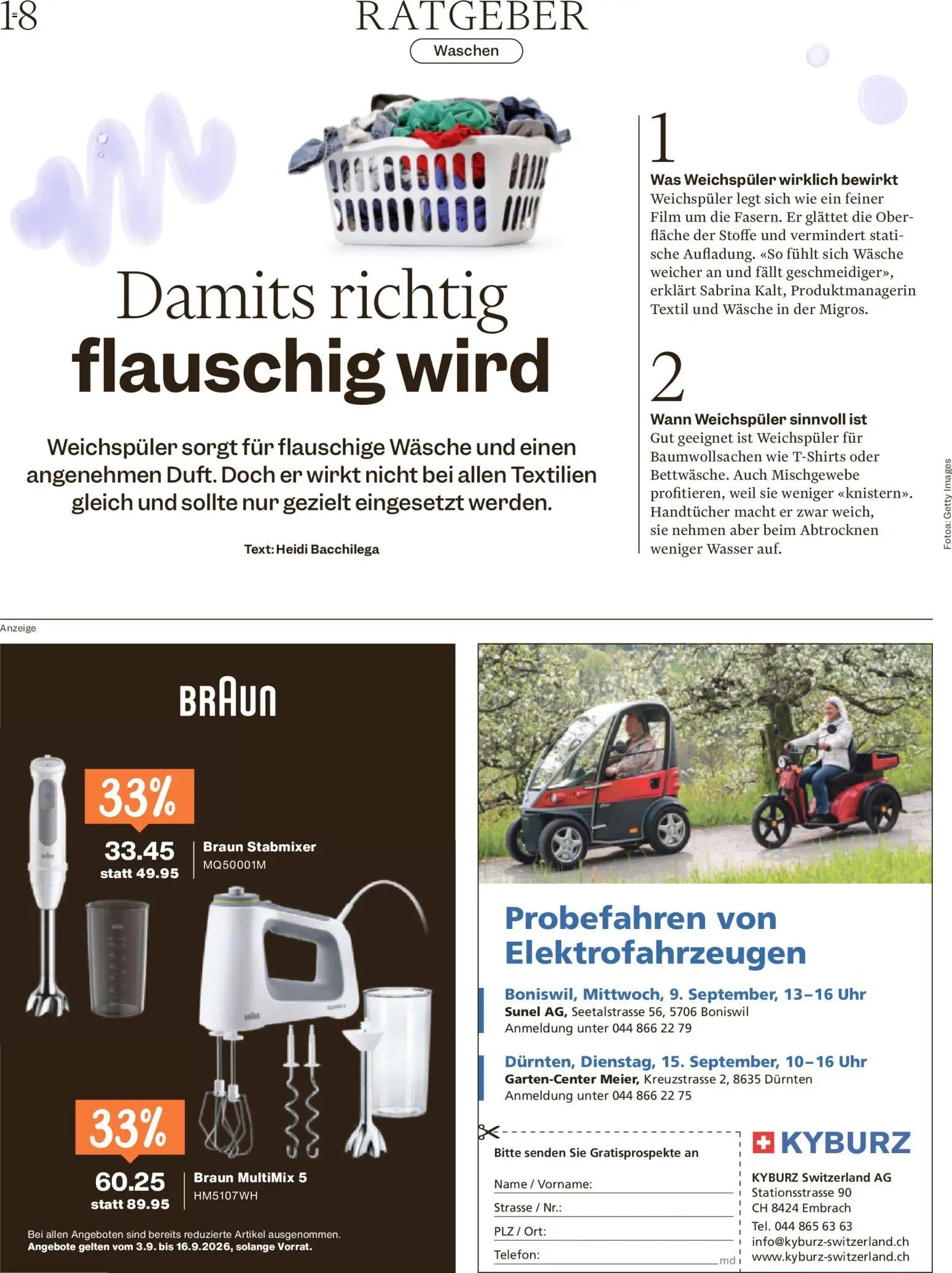 Migros aktionen Magazin