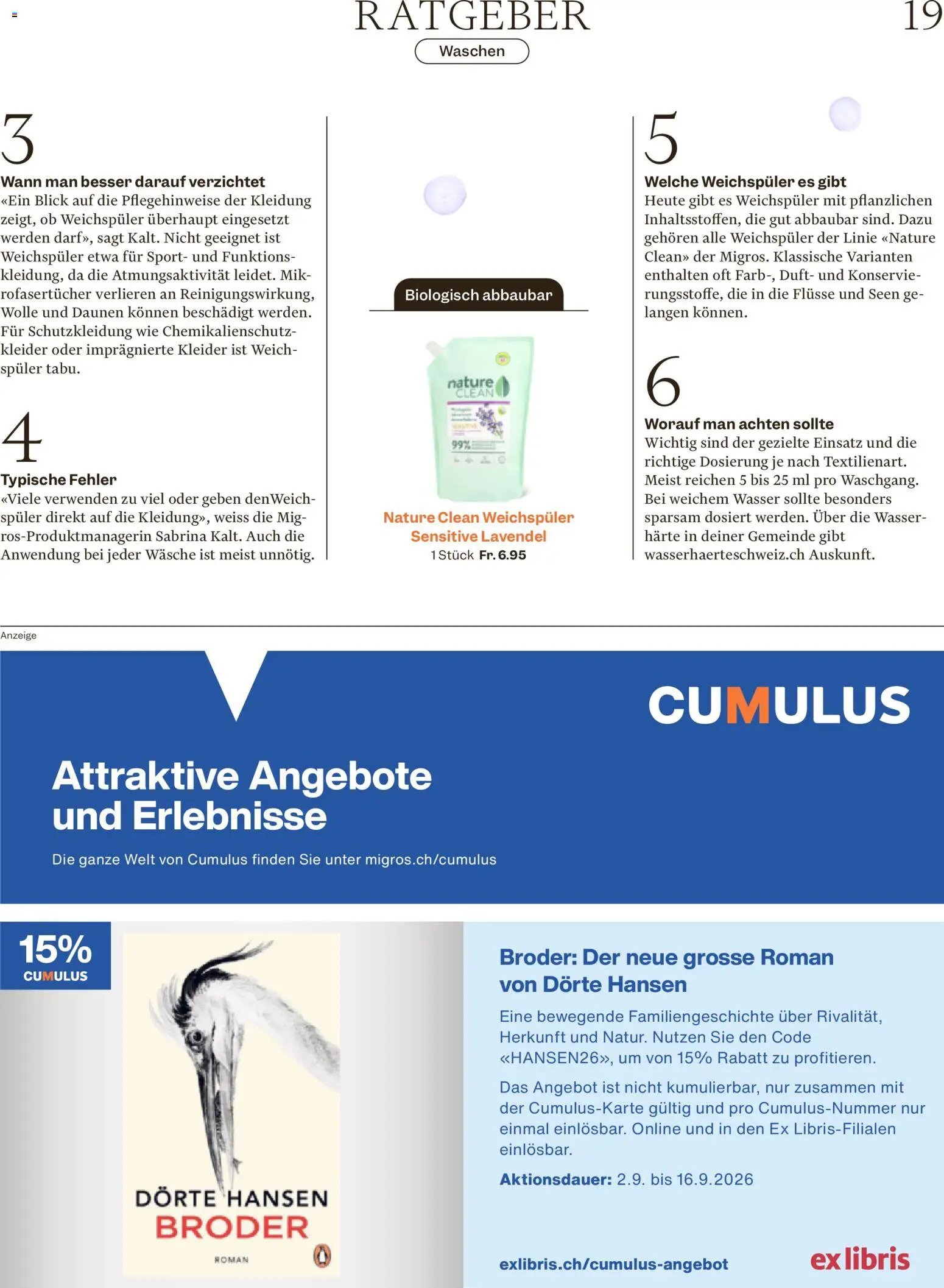 Migros aktionen Magazin