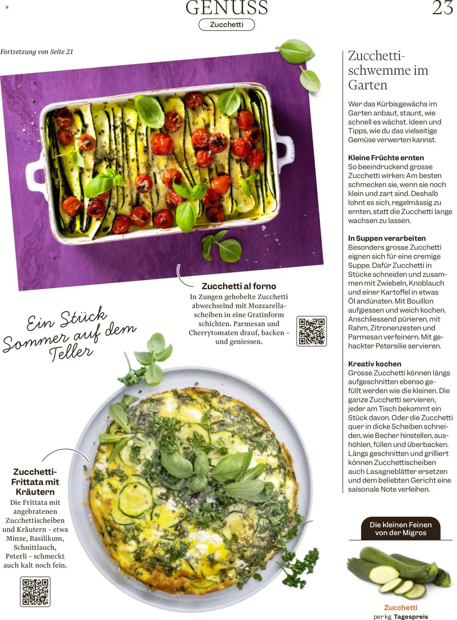 Migros aktionen Magazin