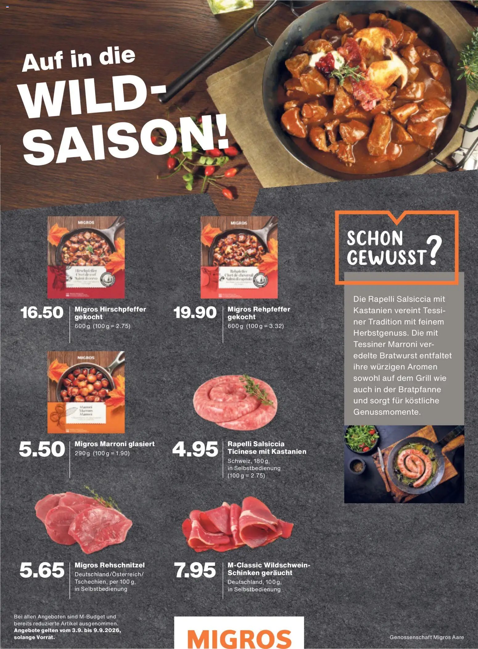 Migros aktionen Magazin