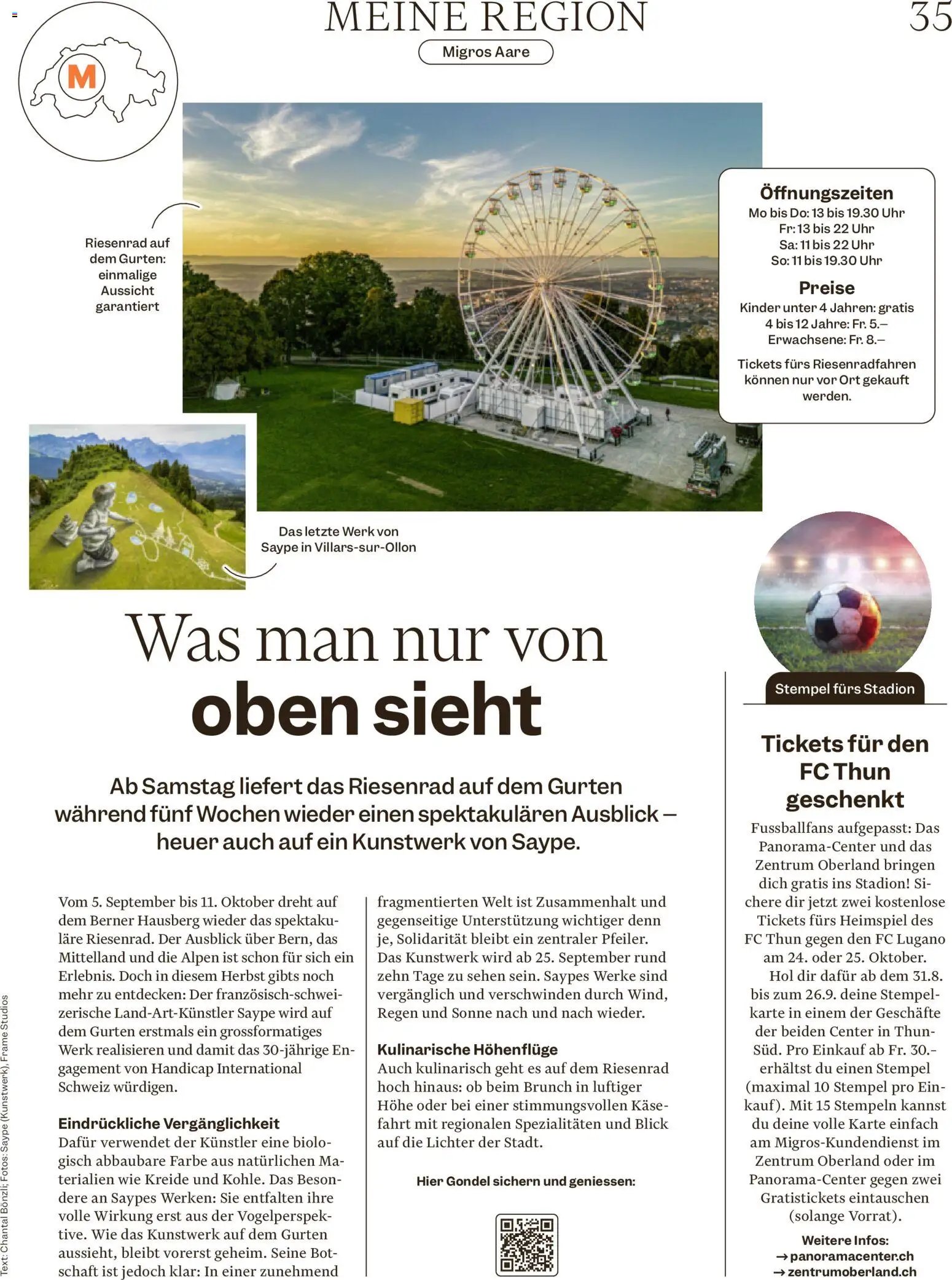 Migros aktionen Magazin
