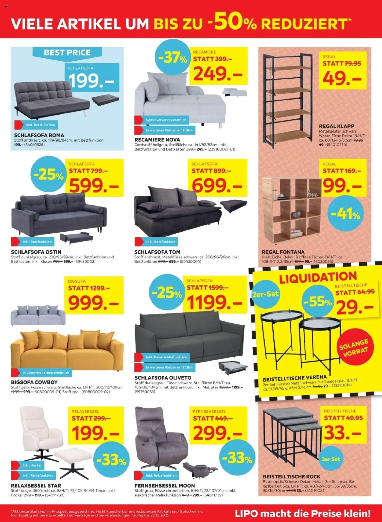 Lipo Aktionen -50% (2025-12-09 - 2025-12-22) | 5