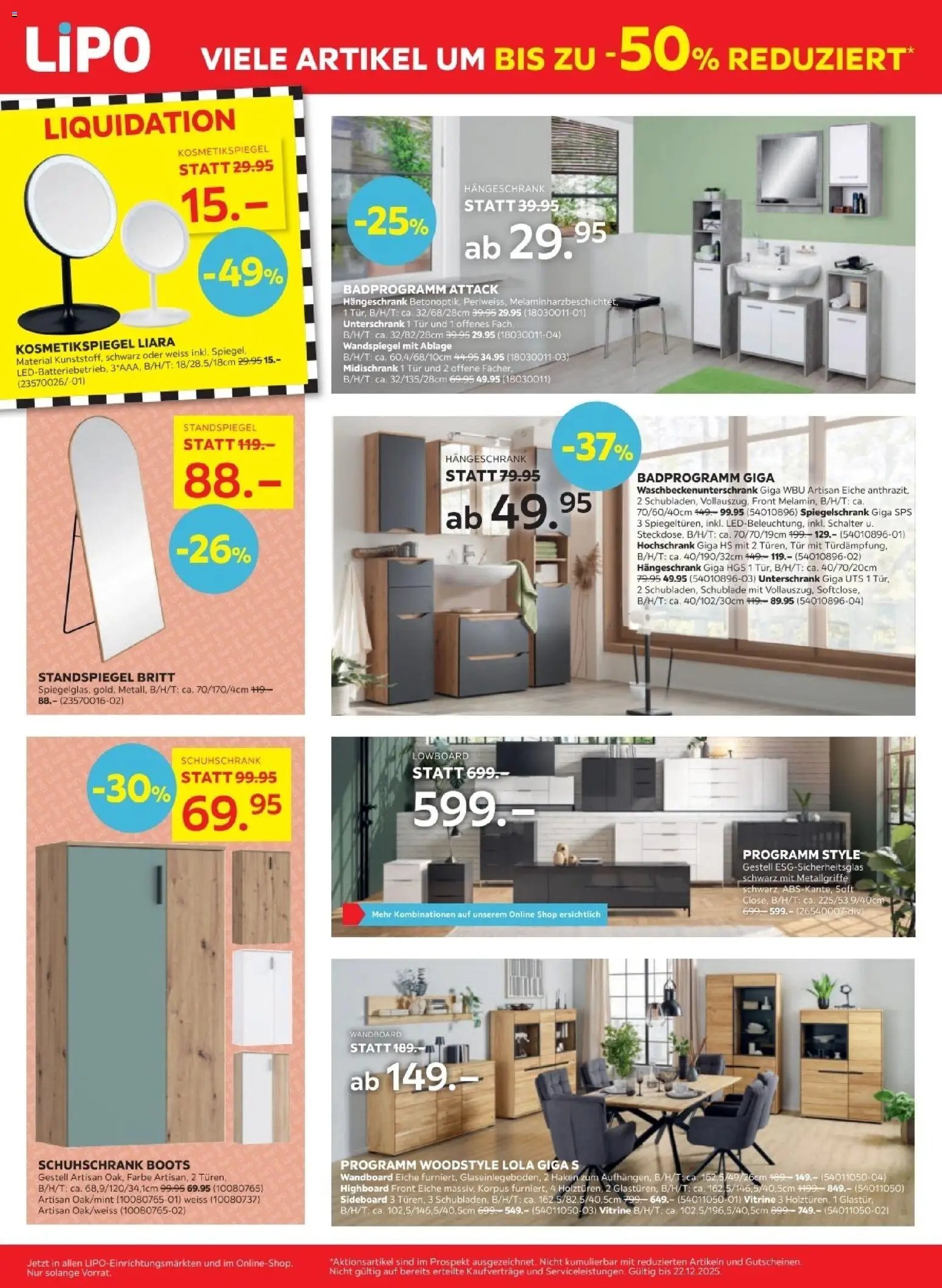 Lipo Aktionen -50% (2025-12-09 - 2025-12-22) | 10