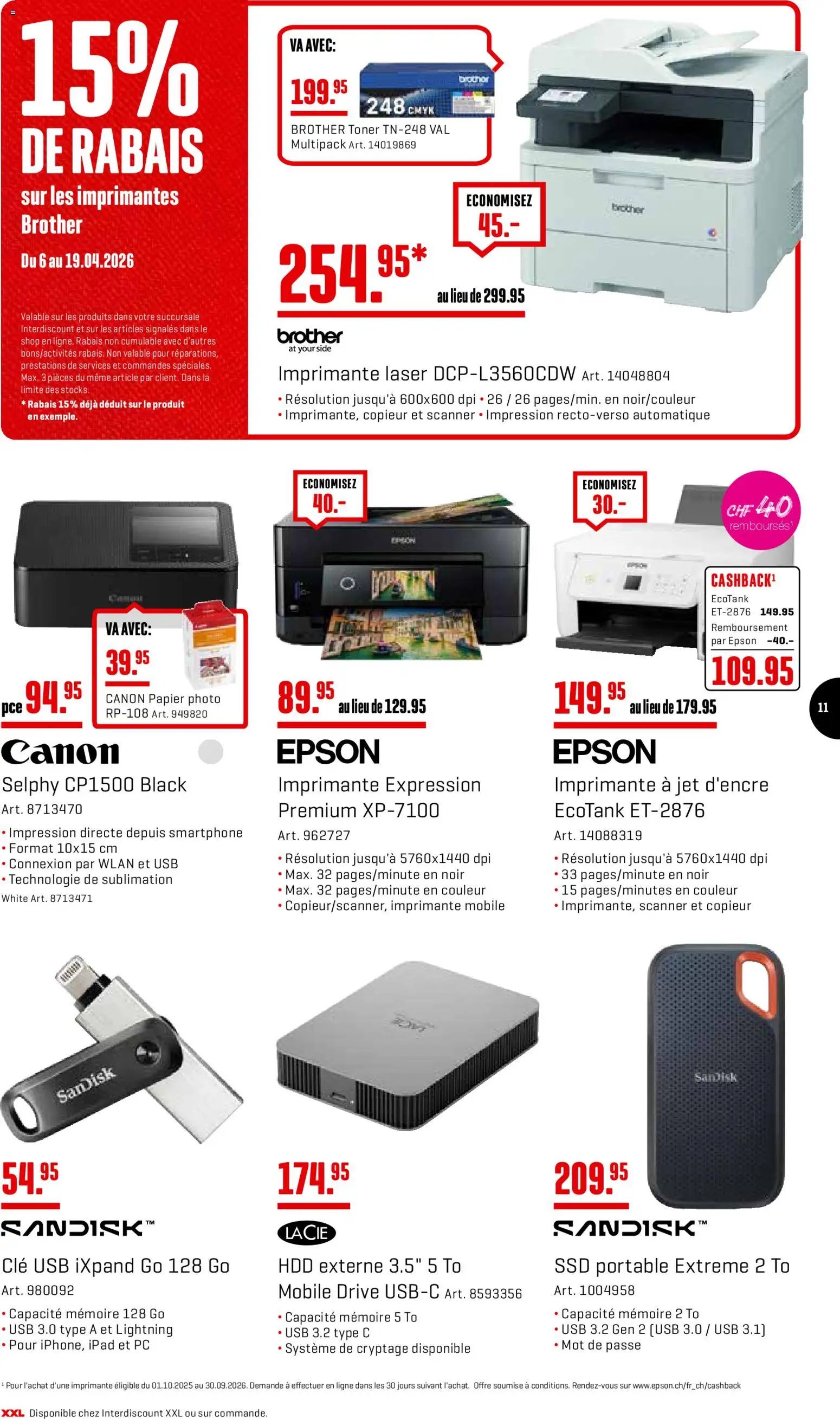 Interdiscount aktionen FR (2026-04-06 - 2026-04-19) | 11