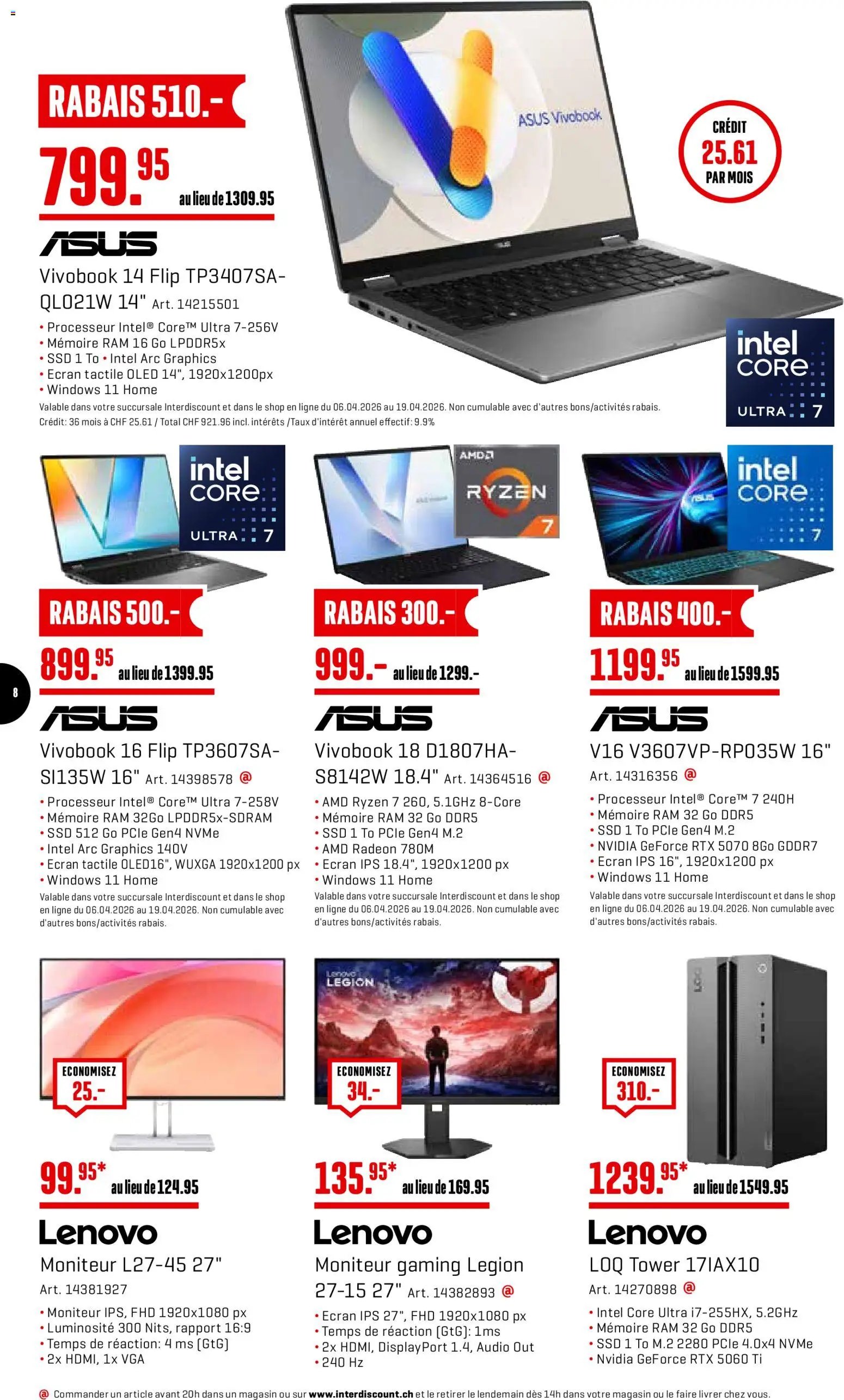 Interdiscount aktionen FR (2026-04-06 - 2026-04-19) | 8