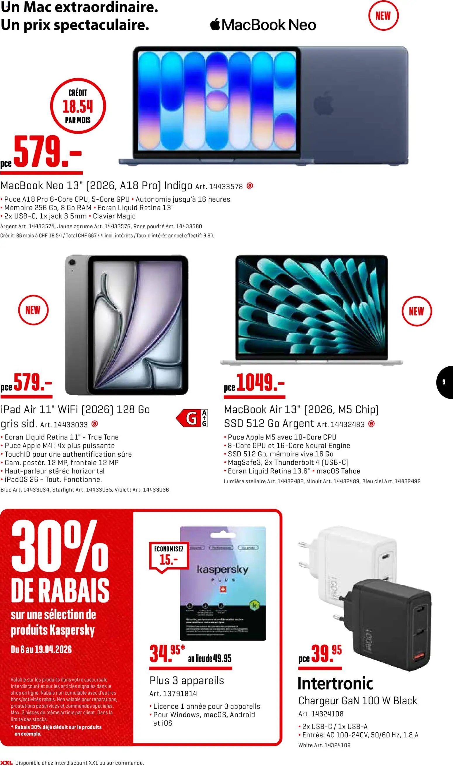 Interdiscount aktionen FR (2026-04-06 - 2026-04-19) | 9