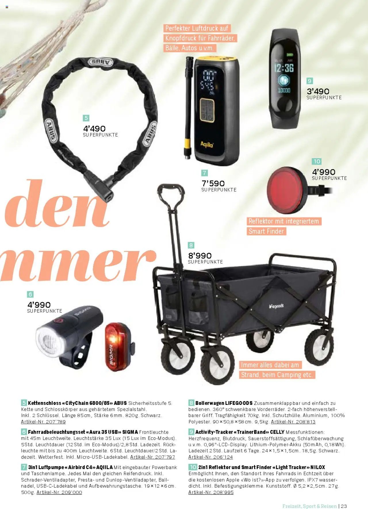 Coop Aktionen Praemien Shop (2025-05-15 - 2025-12-31)