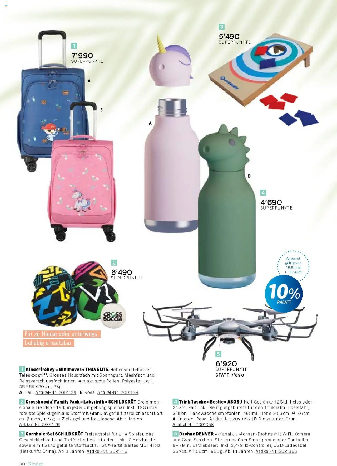 Coop Aktionen Praemien Shop (2025-05-15 - 2025-12-31)