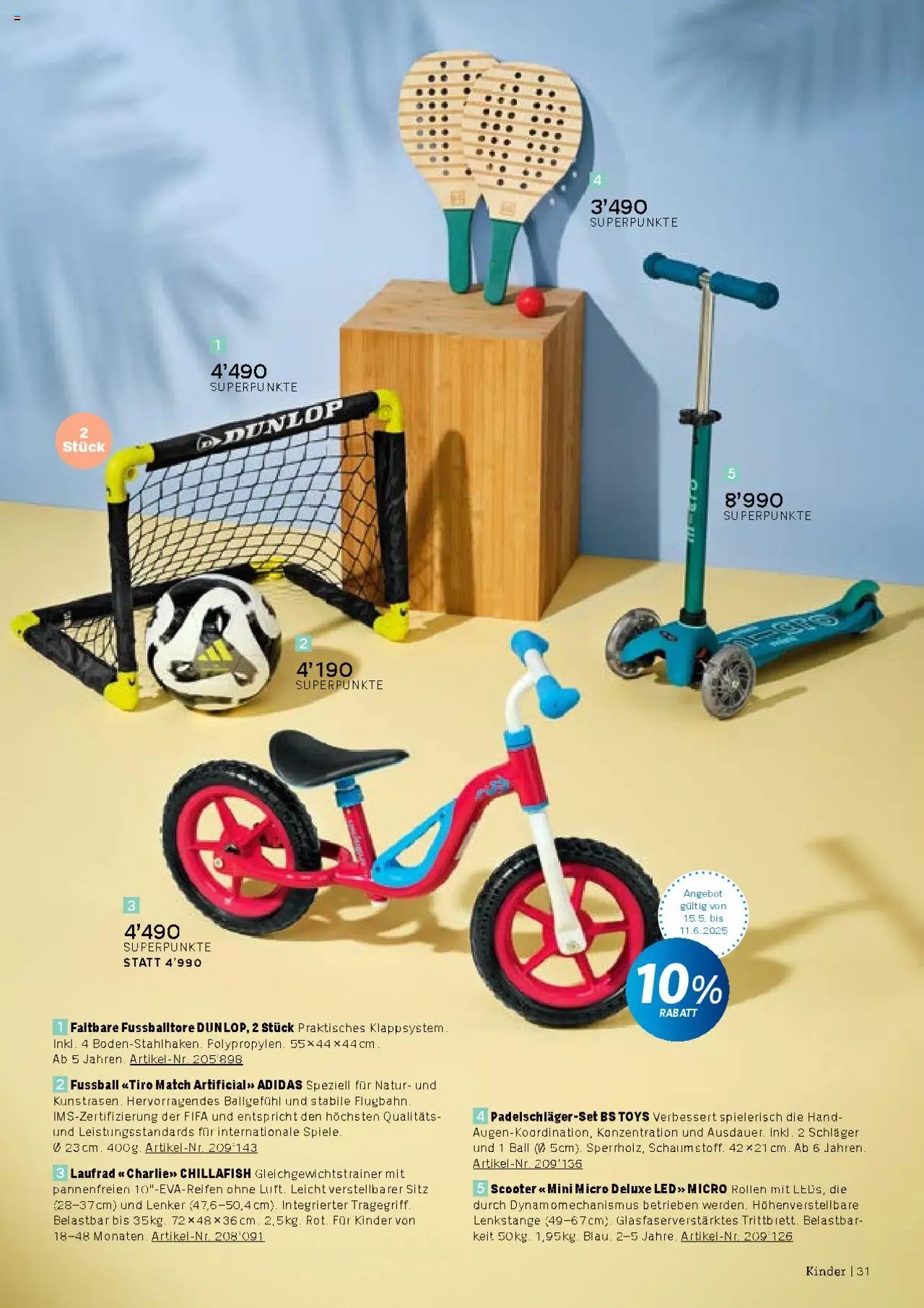 Coop Aktionen Praemien Shop (2025-05-15 - 2025-12-31)