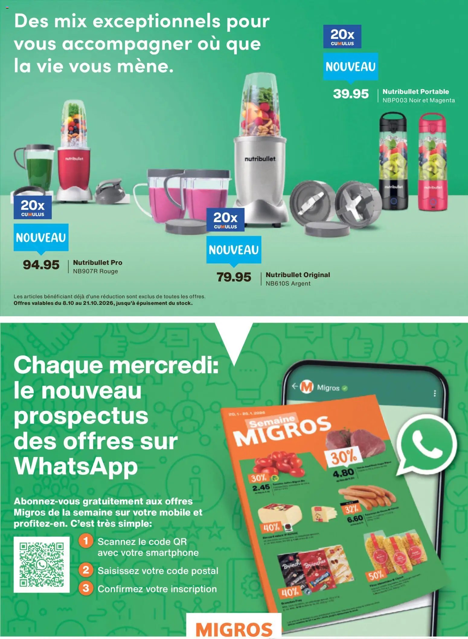 Migros aktionen Magazine FR