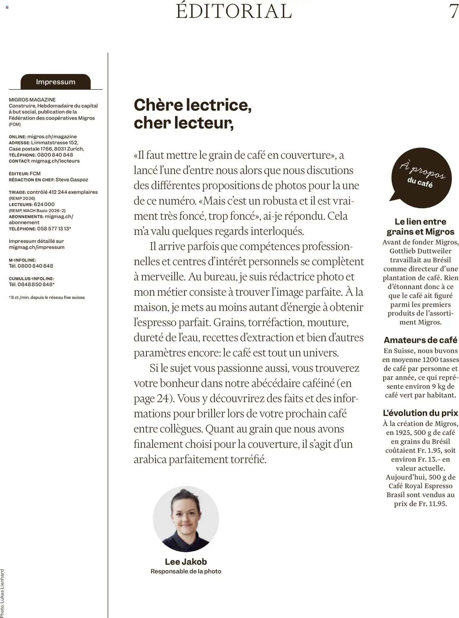 Migros aktionen Magazine FR