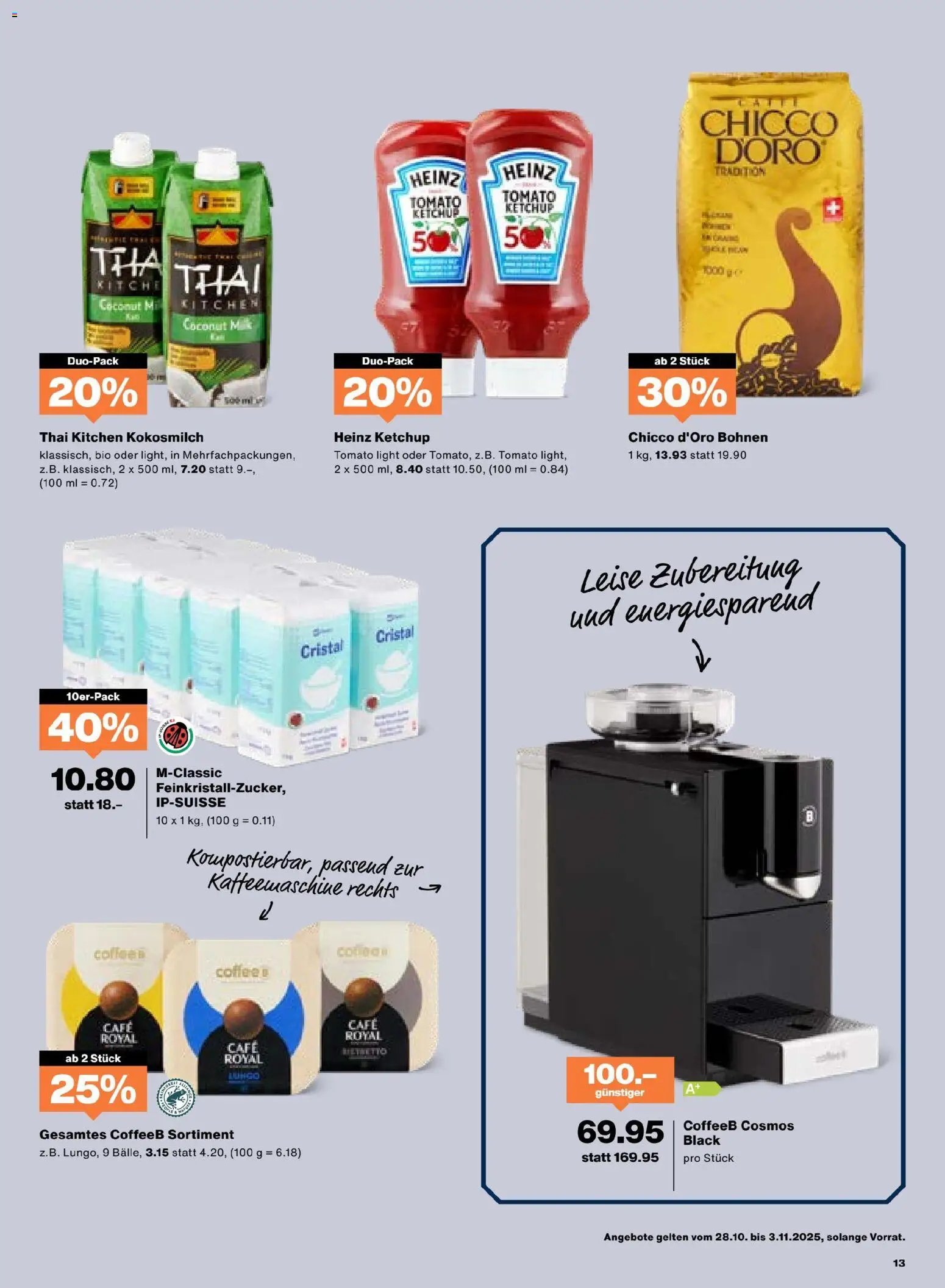 Migros Aktionen (2025-10-28 - 2025-11-03)
