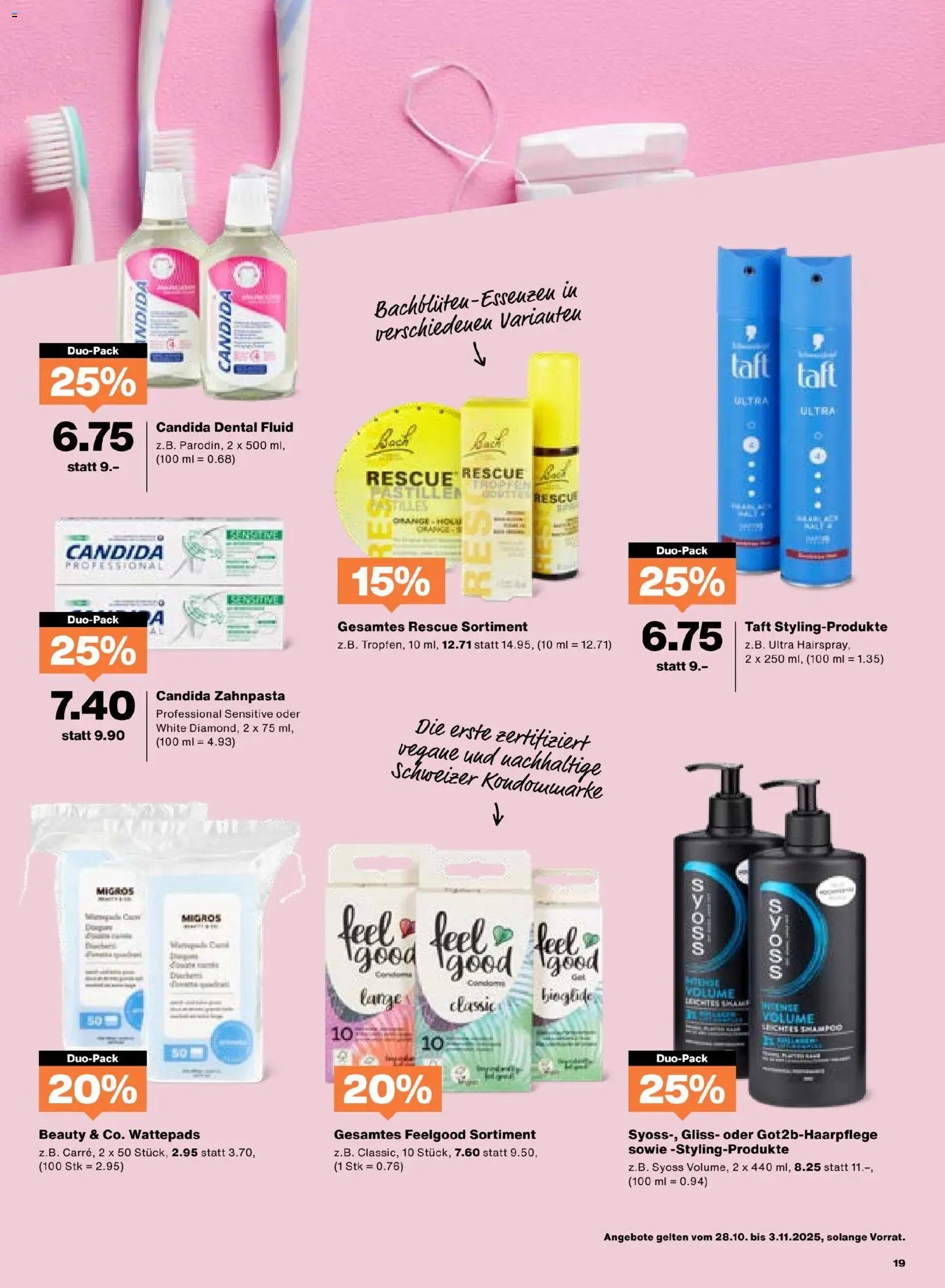 Migros Aktionen (2025-10-28 - 2025-11-03)