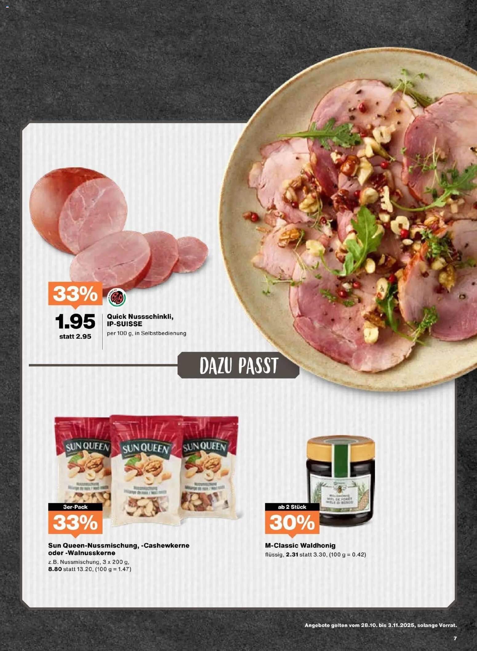 Migros Aktionen (2025-10-28 - 2025-11-03)
