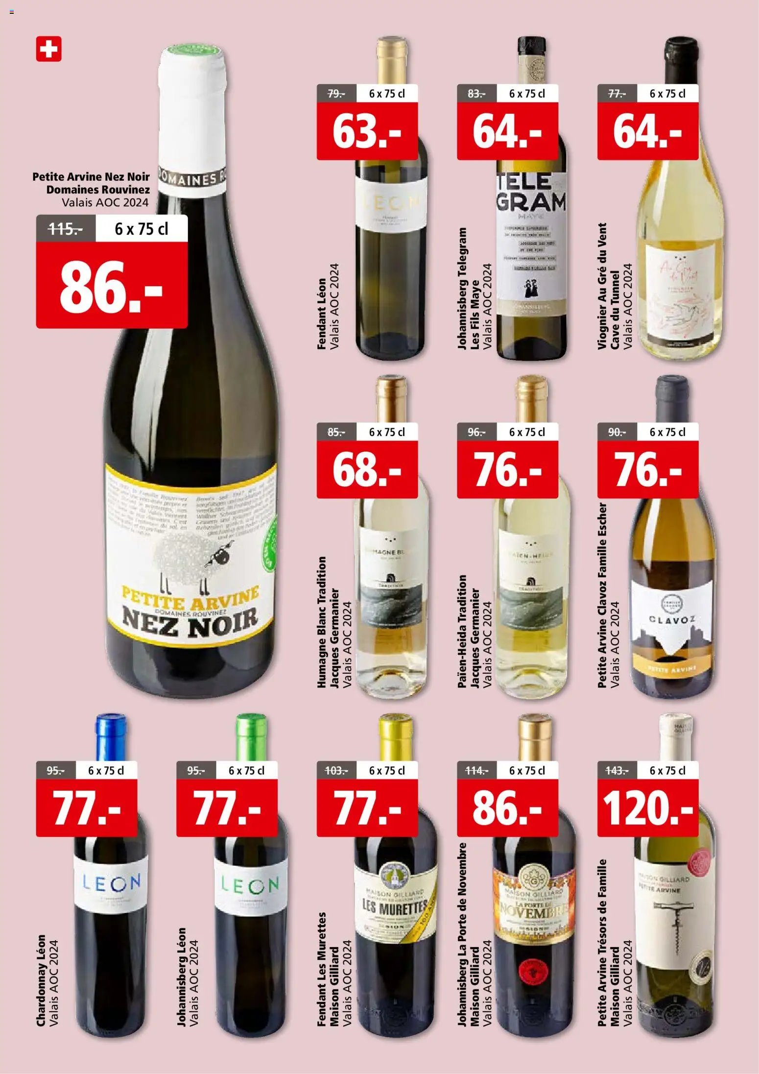 Aligro aktionen Vins Sion (2026-05-25 - 2026-06-06)