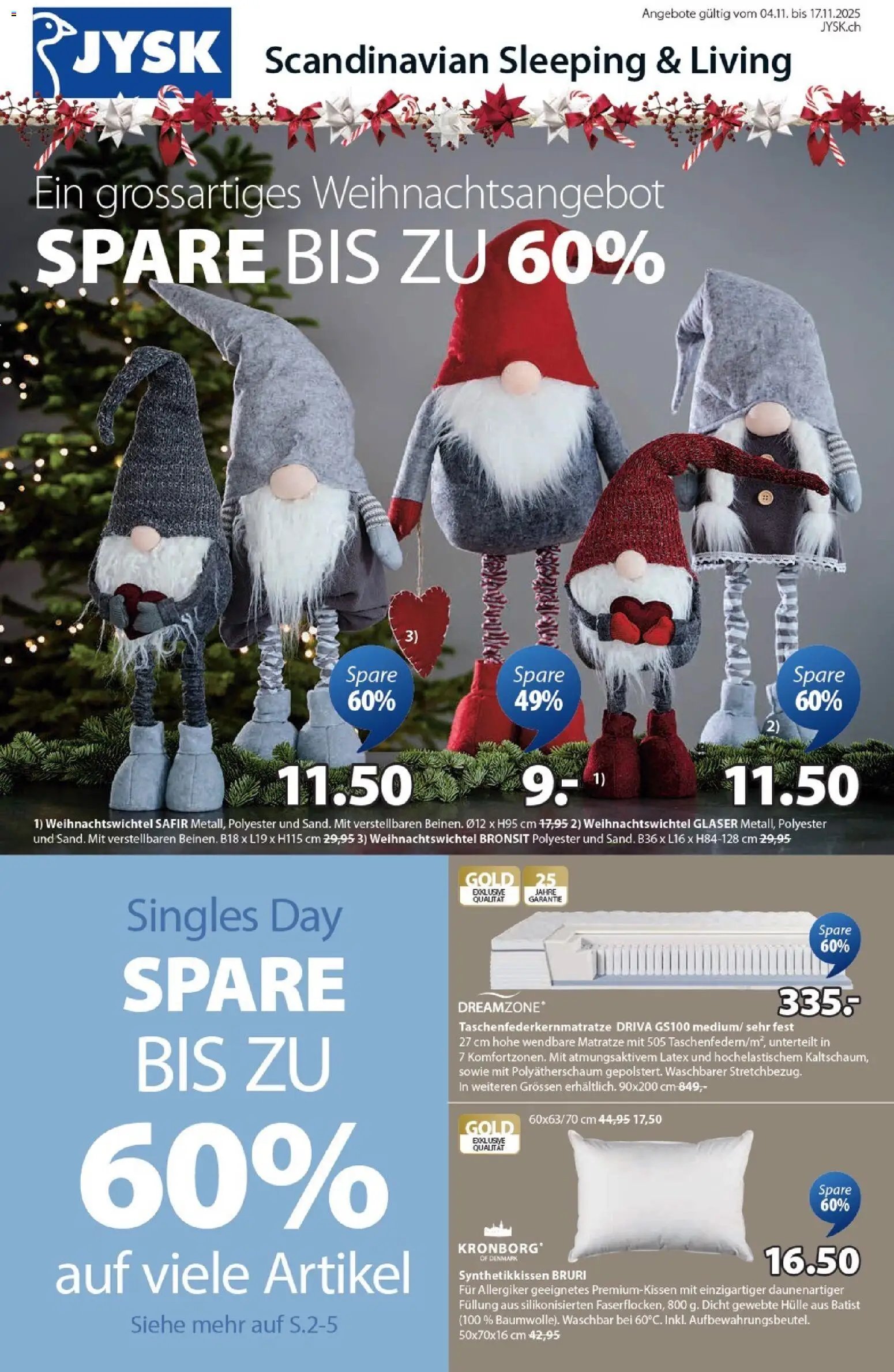 JYSK Aktionen (2025-11-04 - 2025-11-17)